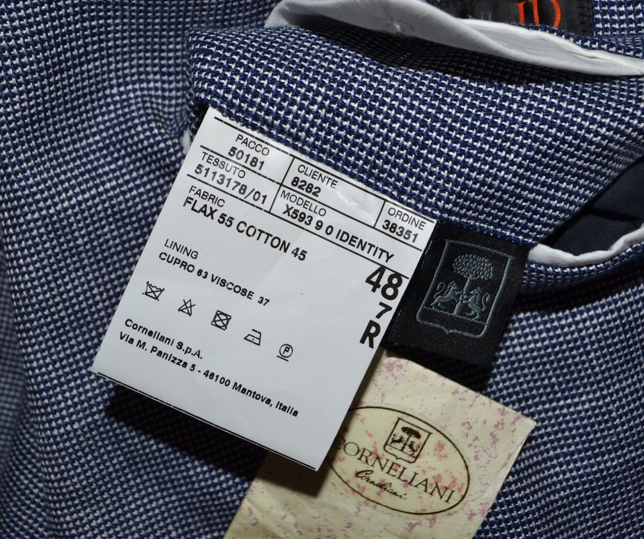 Corneliani Corneliani ID Blazer Two buttons Flax Cotton Men Size 48 R Size 48R - 12 Thumbnail