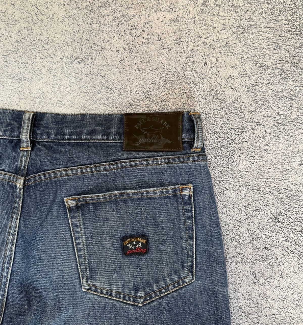 Paul & Shark Paul & Shark Yachting Jeans Men W36 Blue Denim Logo Italy Size US 36 / EU 52 - 10 Thumbnail