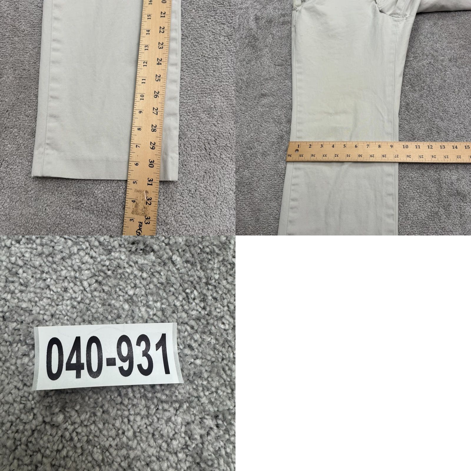 Nordstrom Nordstrom Chino Pants Mens 36x32 Beige 100% Cotton Straight Leg Stretch Casual Workwear Vintage: No Regular Slim Fit Mens Size US 36 / EU 52 - 10 Thumbnail