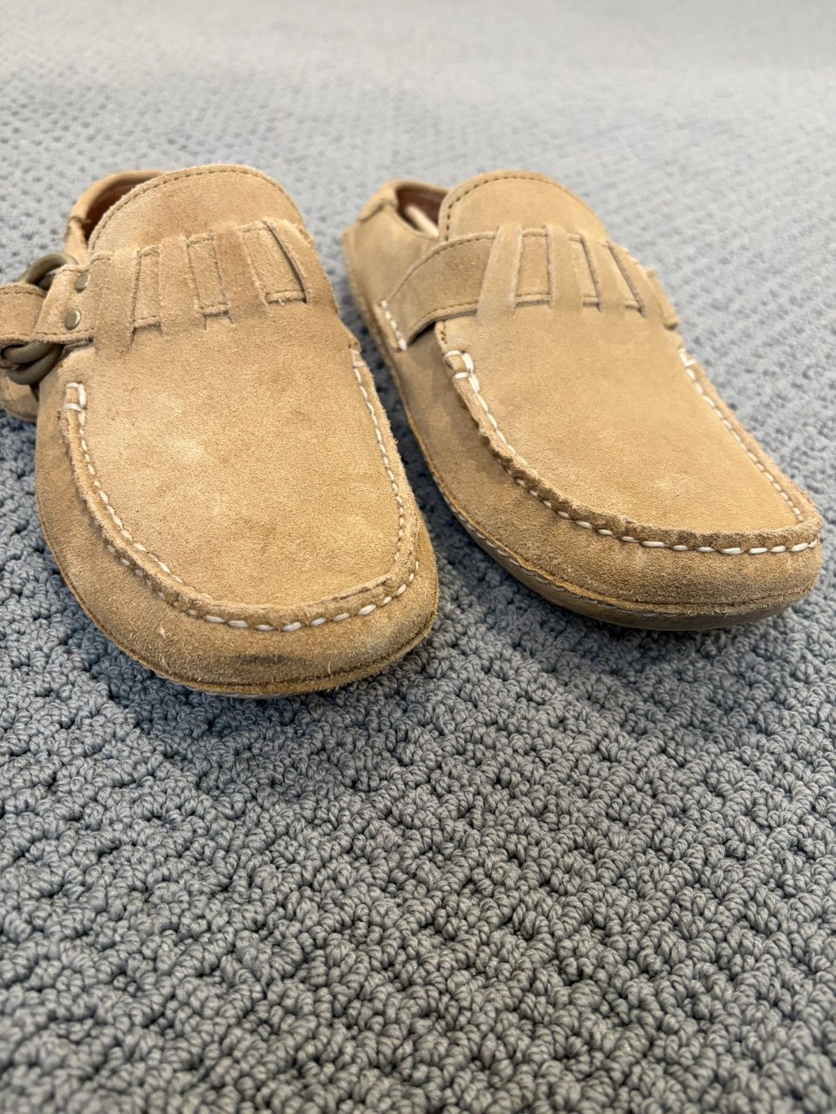 Quoddy Authentic Quoddy ring mules in mushroom suede Size US 9.5 / EU 42-43 - 3 Thumbnail