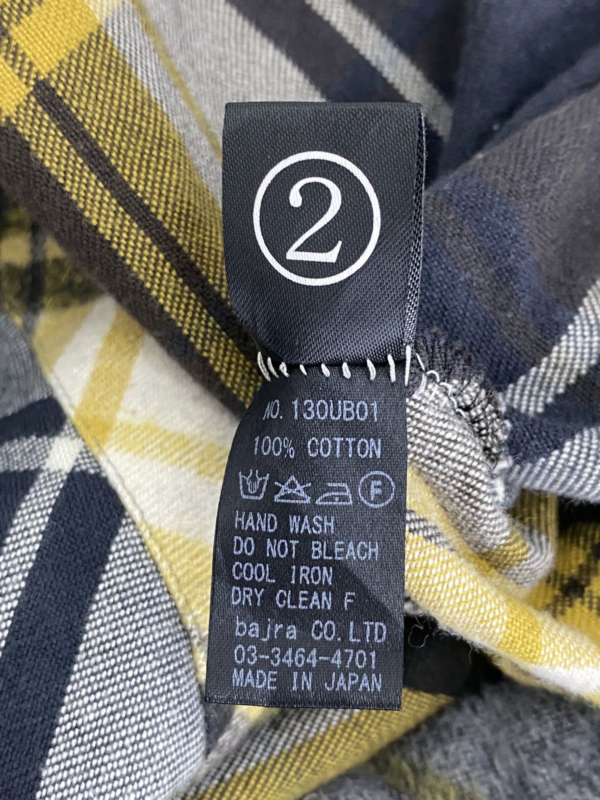 Bajra Bajra Japan Panelled Plaid Flannel Shirt Made in Japan Size US M / EU 48-50 / 2 - 8 Thumbnail
