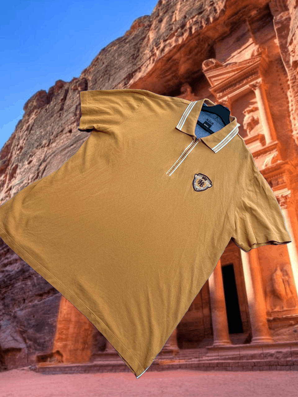 Hugo Boss polos Streetwear T-Shirt Hugo Boss logo Y2K Vintage Size US XXL / EU 58 / 5 - 1 Thumbnail