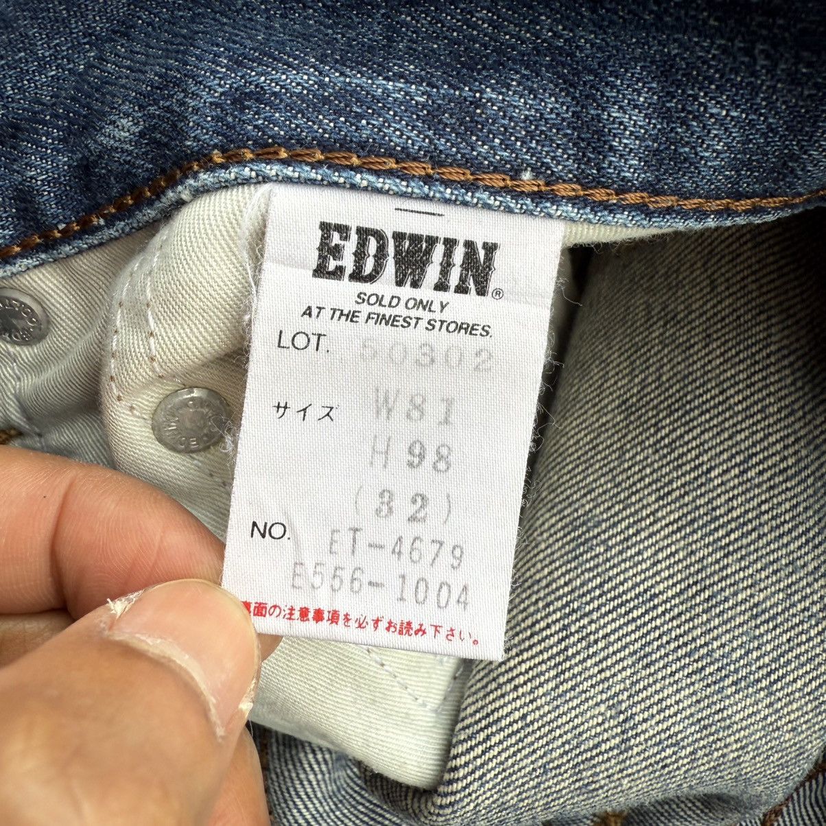 Edwin VINTAGE EDWIN FADED MUD WASH JEAN DENIM PANTS Size US 32 / EU 48 - 14 Thumbnail