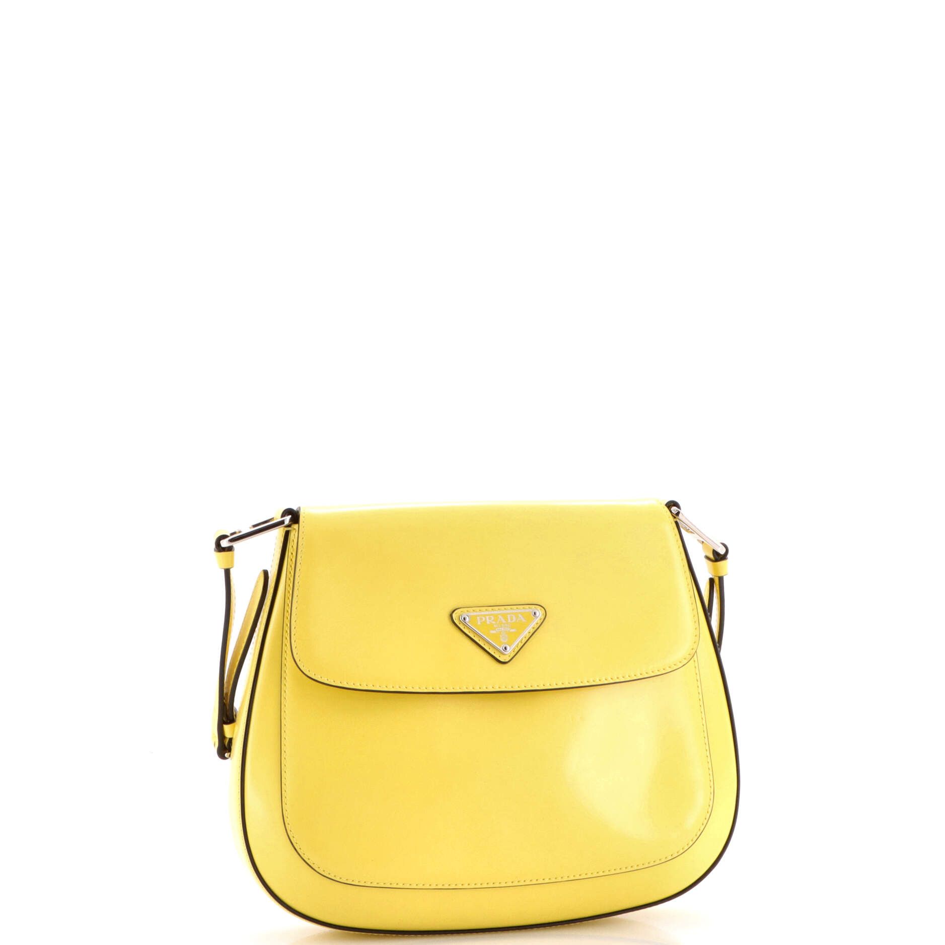 Prada Cleo Flap Shoulder Bag Spazzolato Leather Small Size ONE SIZE - 1 Thumbnail