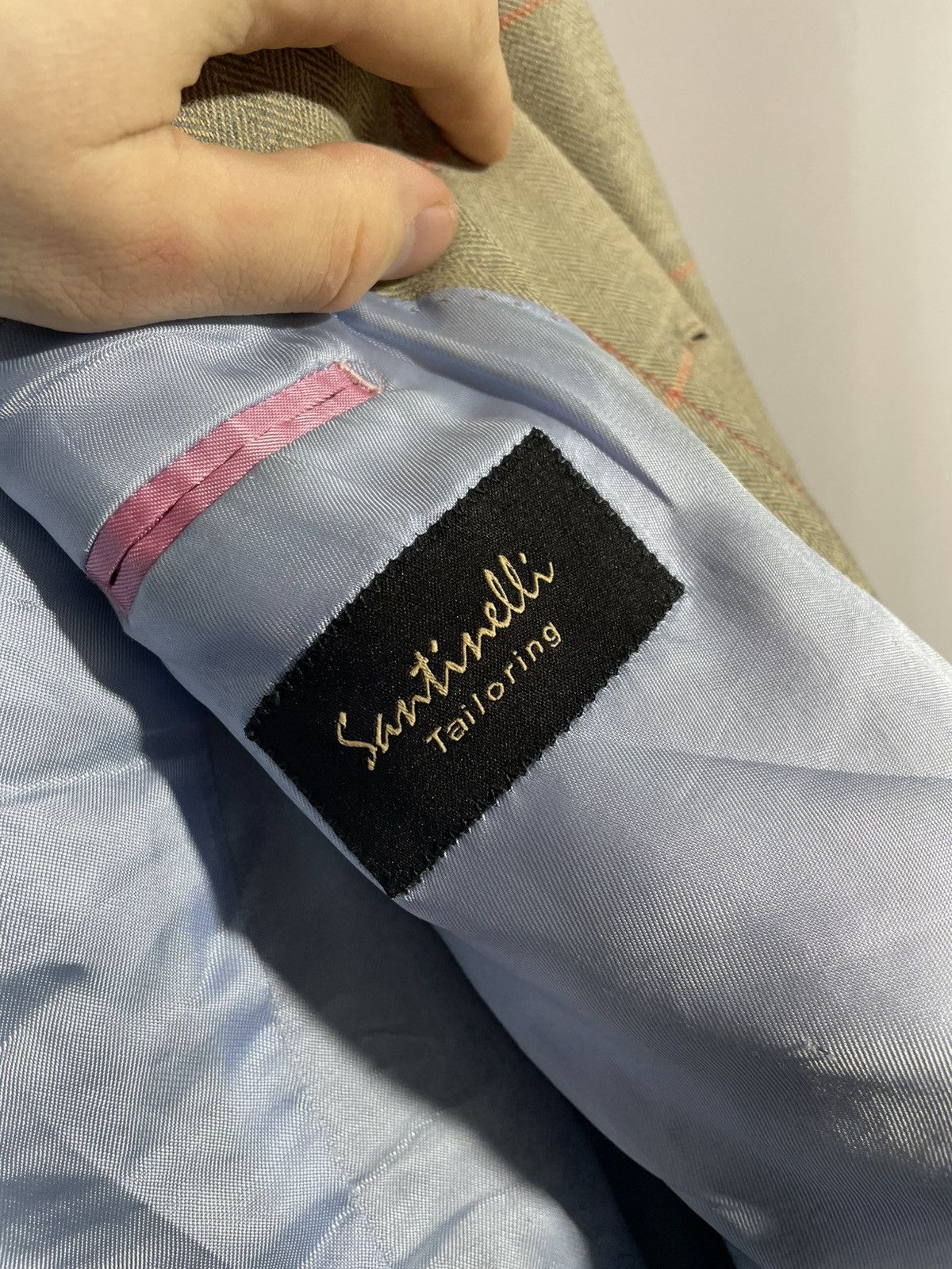 Other Robert Noble Santinelli Tailoring Check Pattern blazer Size 42R - 19 Thumbnail