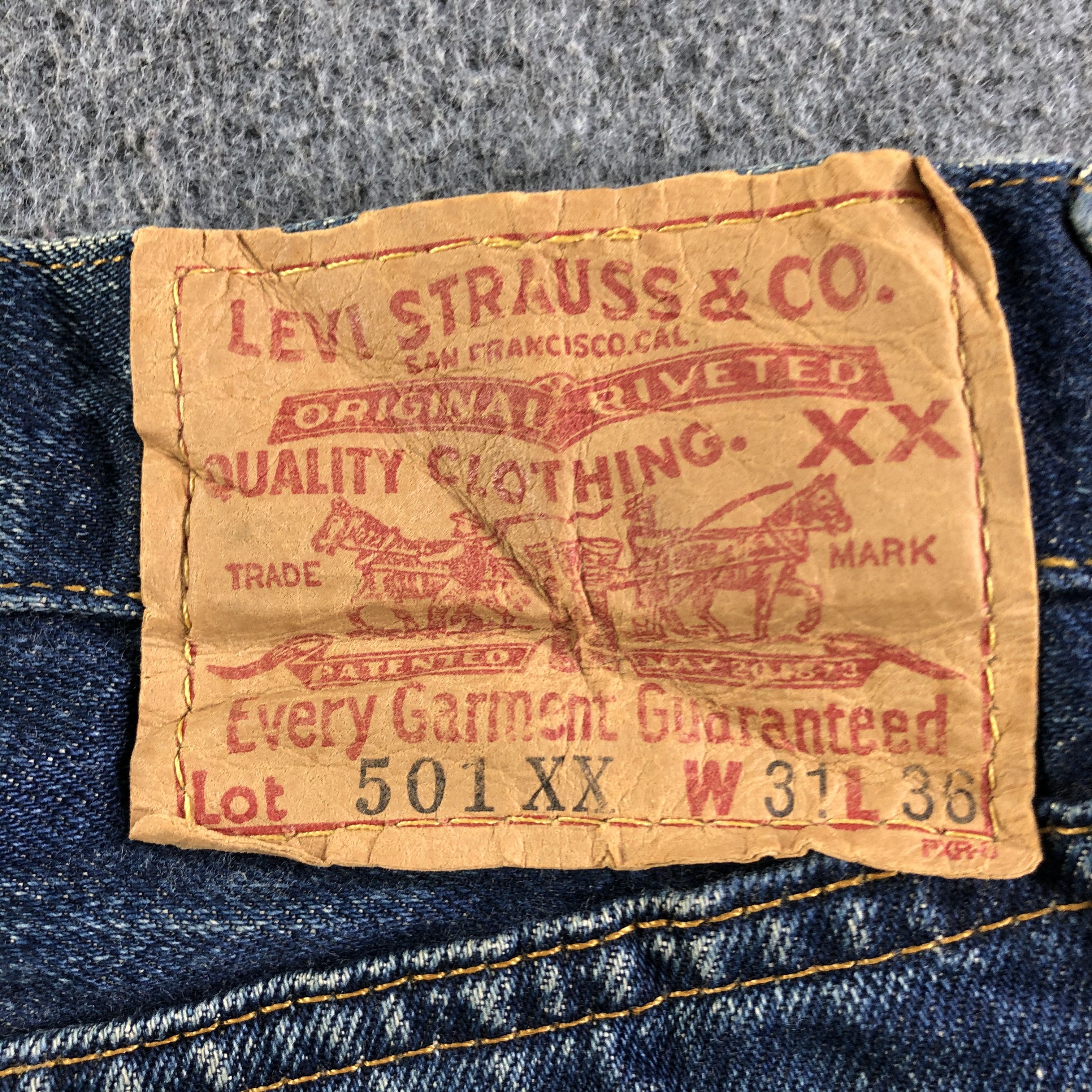 Levi's Vintage Blue Wash Levis 501 Jeans-J3729 Size US 30 / EU 46 - 5 Thumbnail