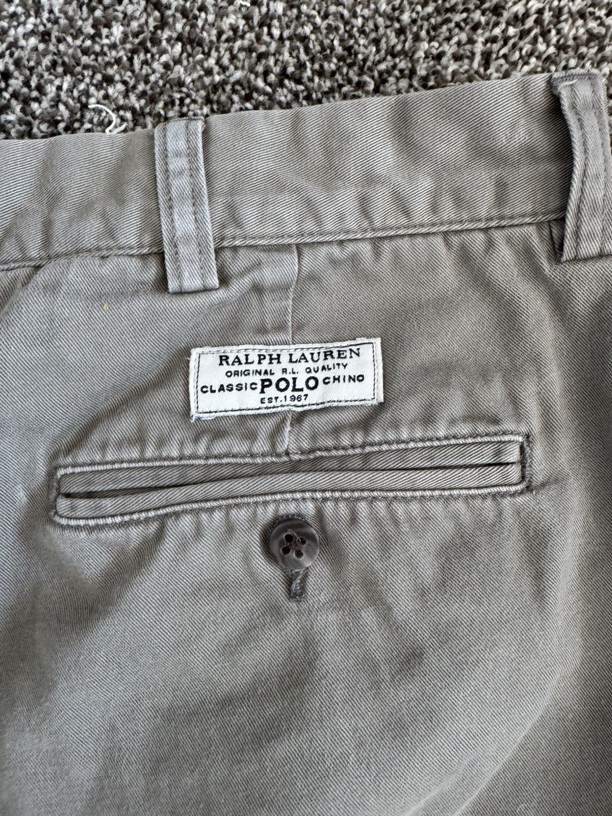 Polo Ralph Lauren Vintage Ralph Lauren Polo Chino Pants Green Prospect 33/30 Size US 33 - 6 Thumbnail