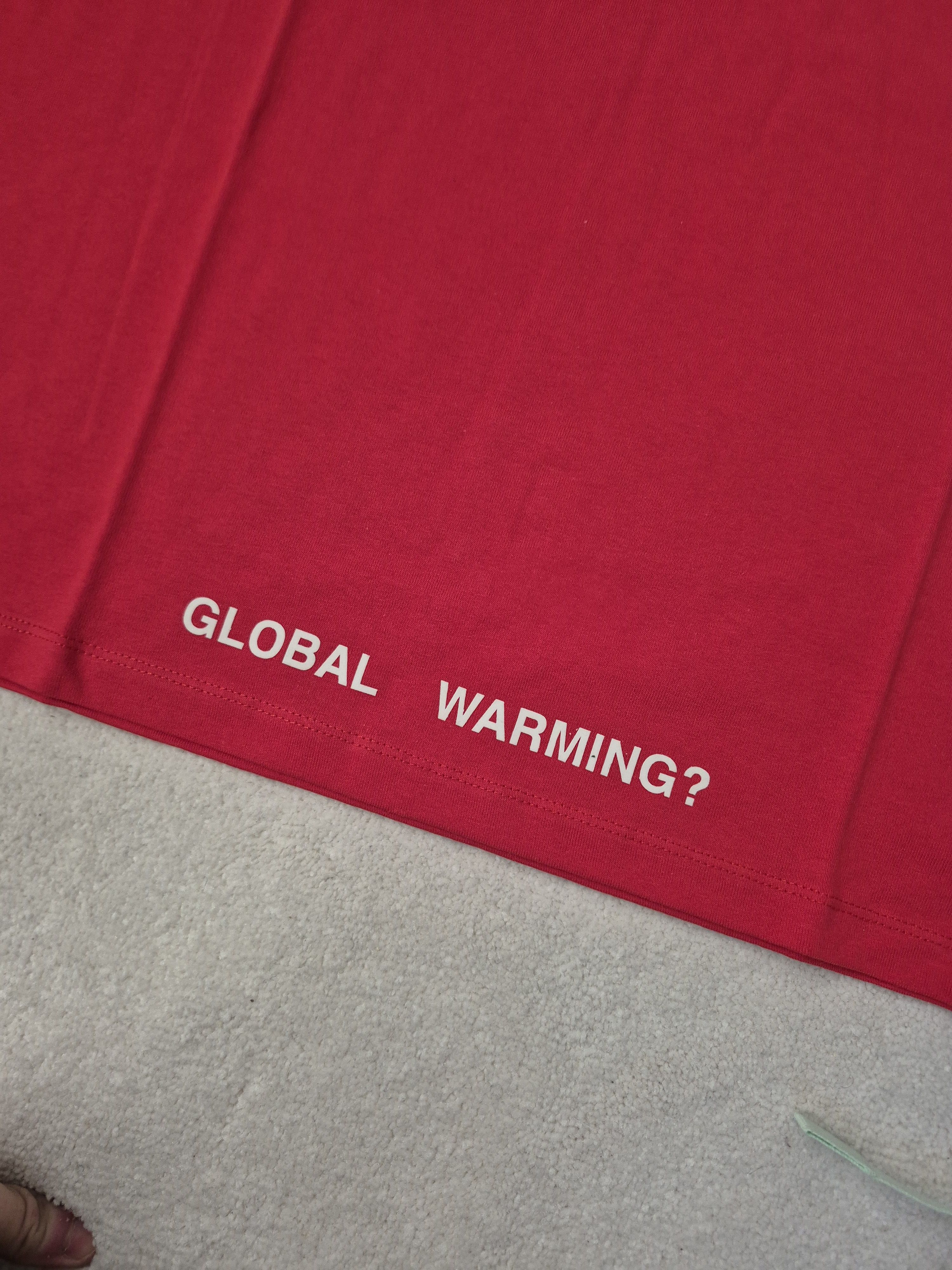 Off-White Off White Red Global Warming Arrows Virgil Medium Size US M / EU 48-50 / 2 - 3 Thumbnail