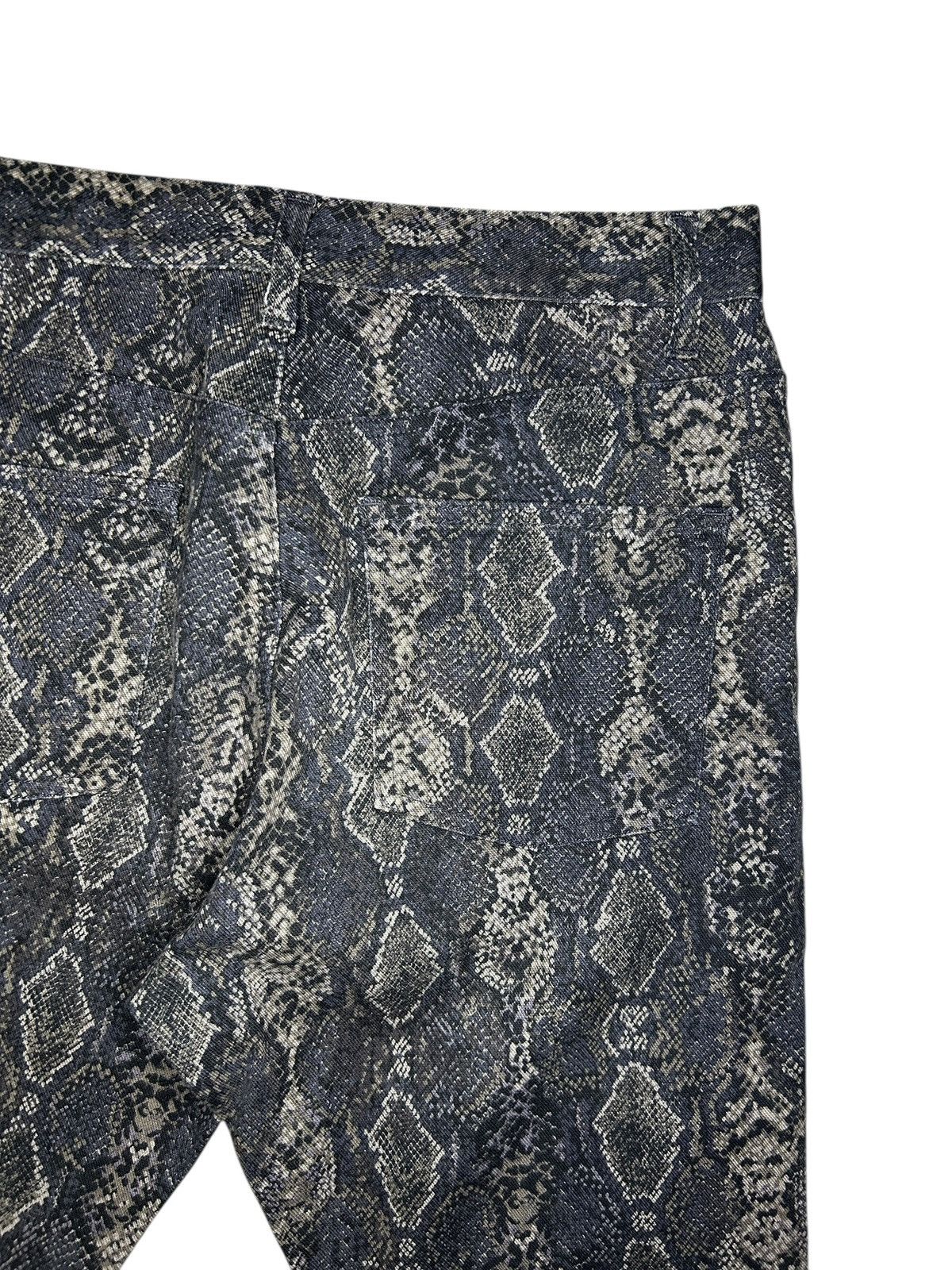 Needles S/S 21 Skinny Python Printed Denim Size US 30 / EU 46 - 8 Thumbnail
