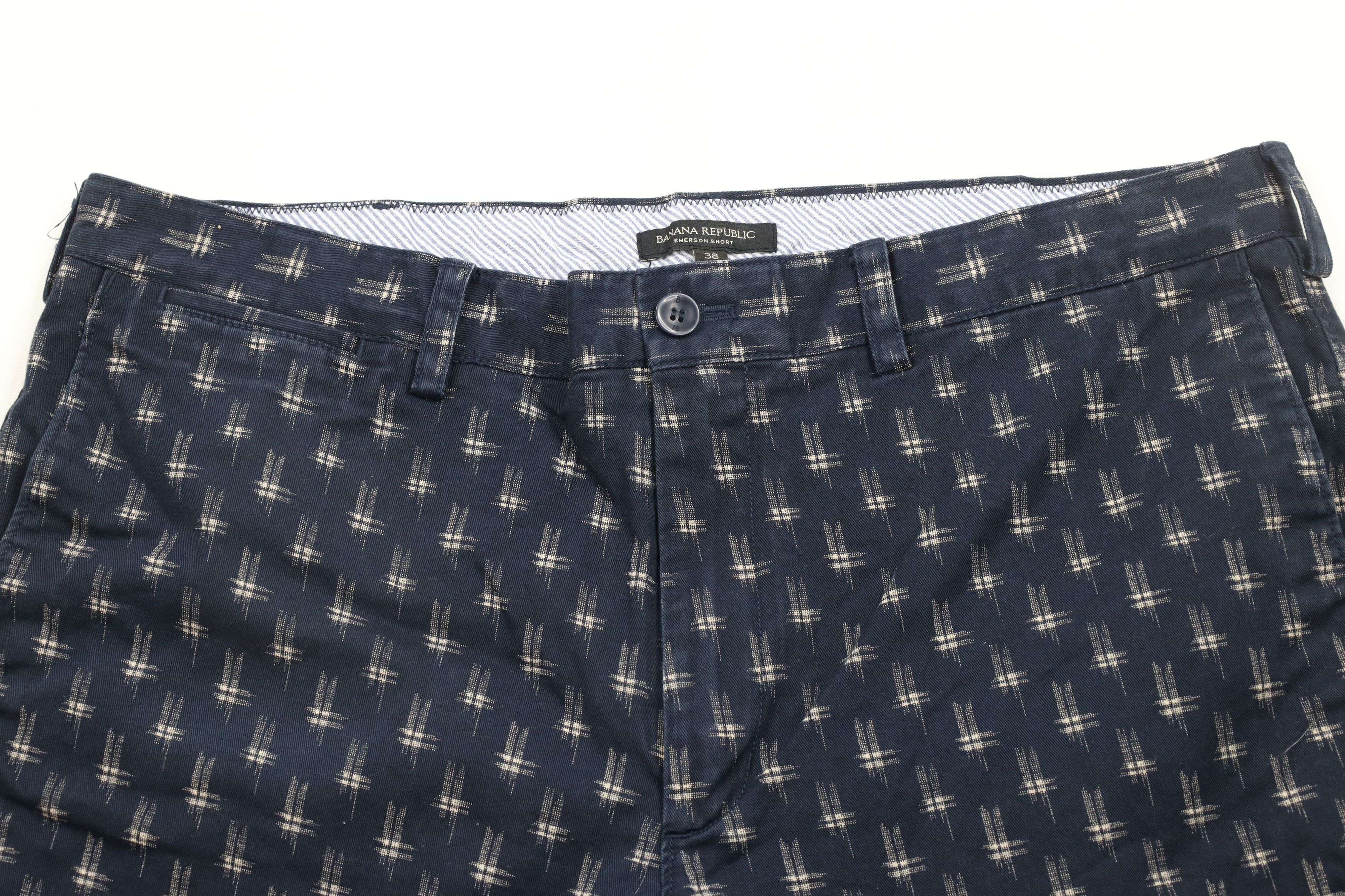 Banana Republic × Vintage Banana Republic Heavyweight Crosshatch Emerson Chino Shorts Size US 38 / EU 54 - 2 Thumbnail