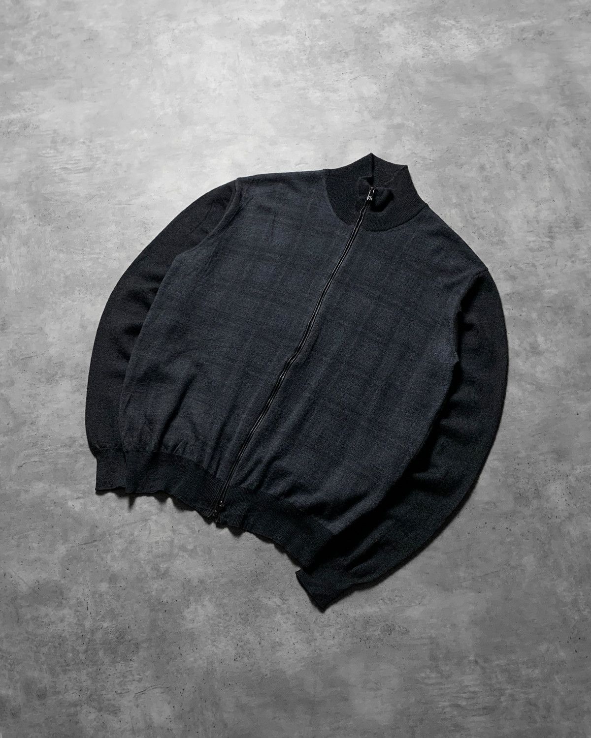 Corneliani Corneliani Knitted Zip Up Sweater - M Size US M / EU 48-50 / 2 - 2 Thumbnail