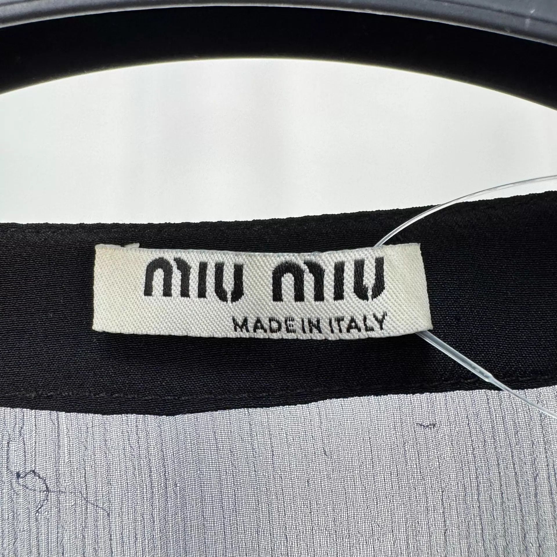 Miu Miu MIU MIU mulberry silk paneled longsleeve 40 98new Size S / US 4 / IT 40 - 5 Thumbnail