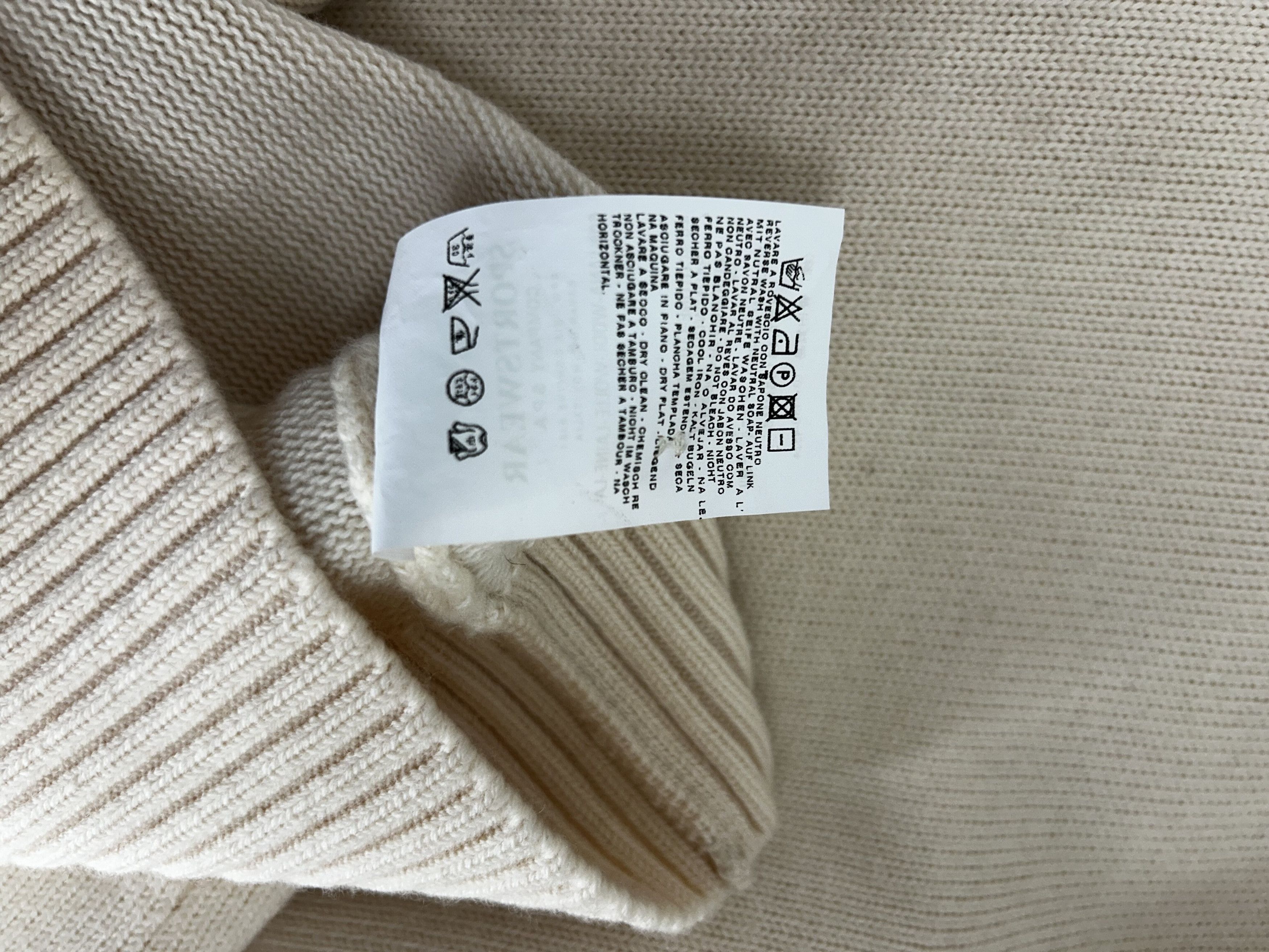 C.P. Company CP Company Ecru Wool Roll Neck With Button Details SIZE 7 Size US XXL / EU 58 / 5 - 6 Thumbnail
