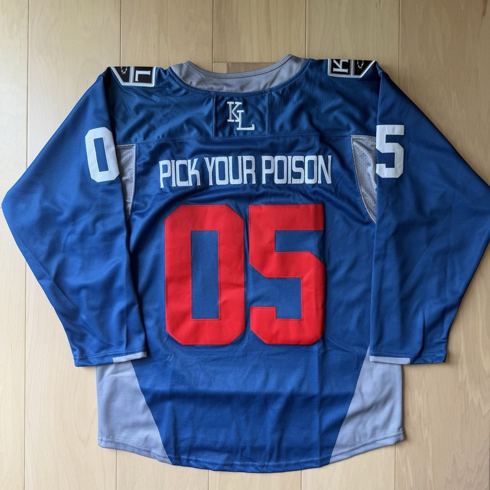 NHL Kendrick Lamar Hockey Jersey Medium Blue Elev808 Designs Size US M / EU 48-50 / 2 - 6 Thumbnail
