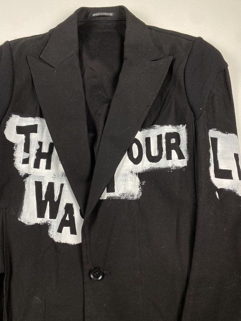 Yohji Yamamoto Yohji Yamamoto 2016 Runway Long Painted Coat Size S / US 4 / IT 40 - 5 Thumbnail