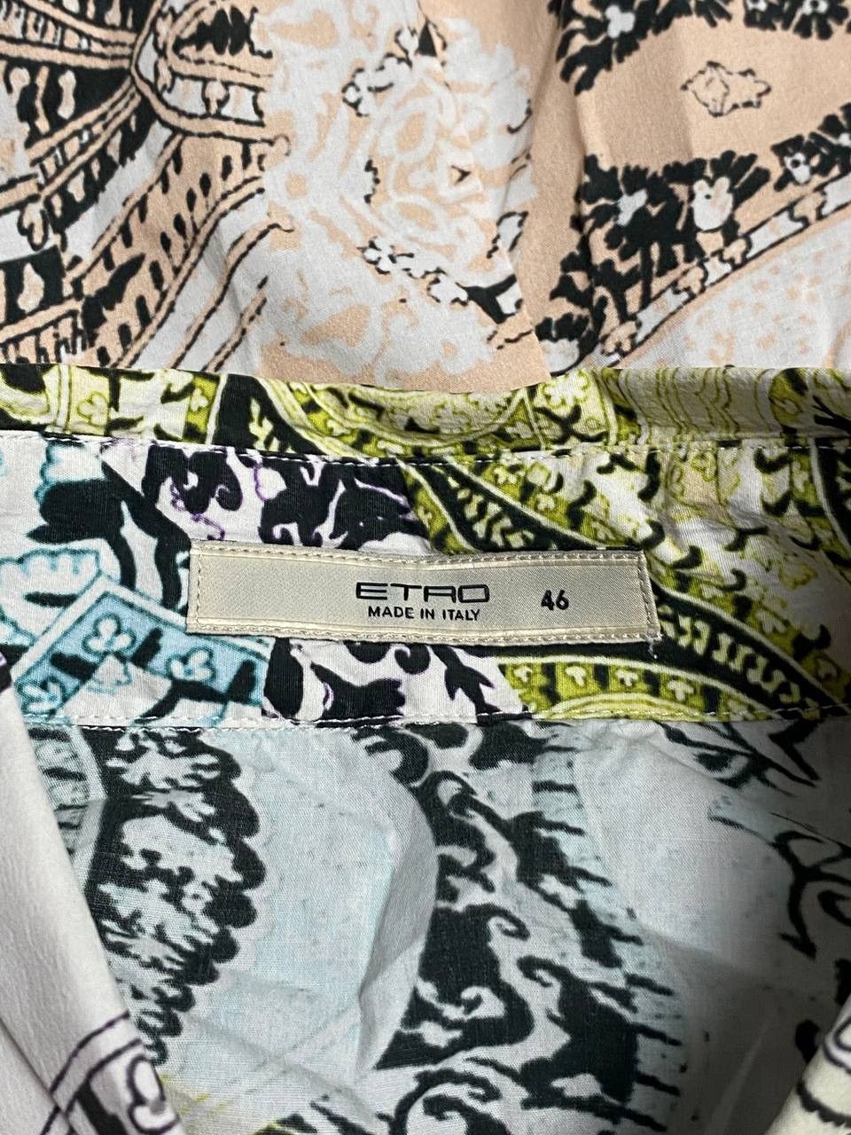 Etro Etro Womens Paisley Button-Up Shirt Long Sleeve Size 46 M/L Size US M / EU 48-50 / 2 - 23 Thumbnail