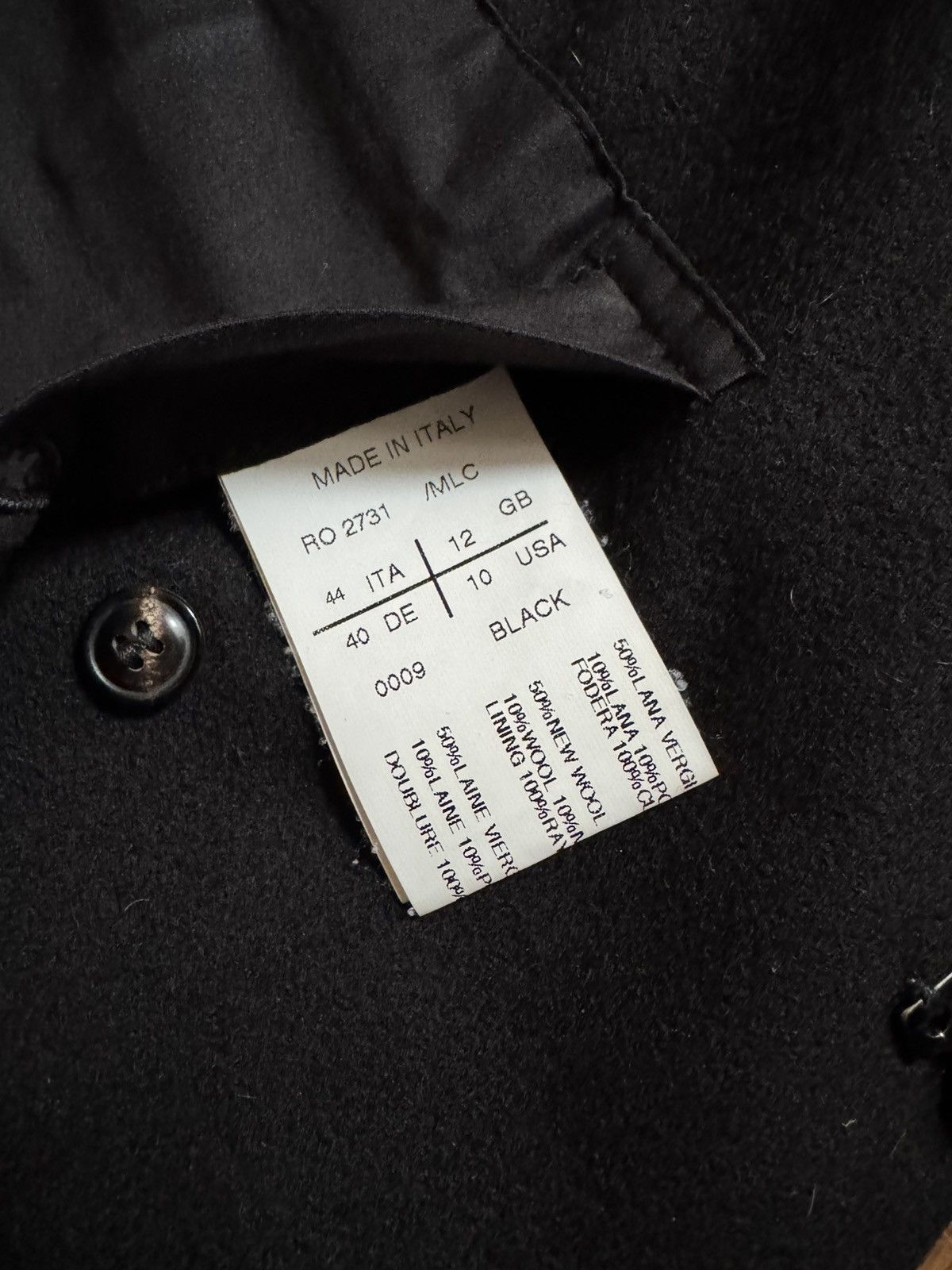Rick Owens RICK OWENS Leather & Wool Cropped Jacket Size US S / EU 44-46 / 1 - 6 Thumbnail