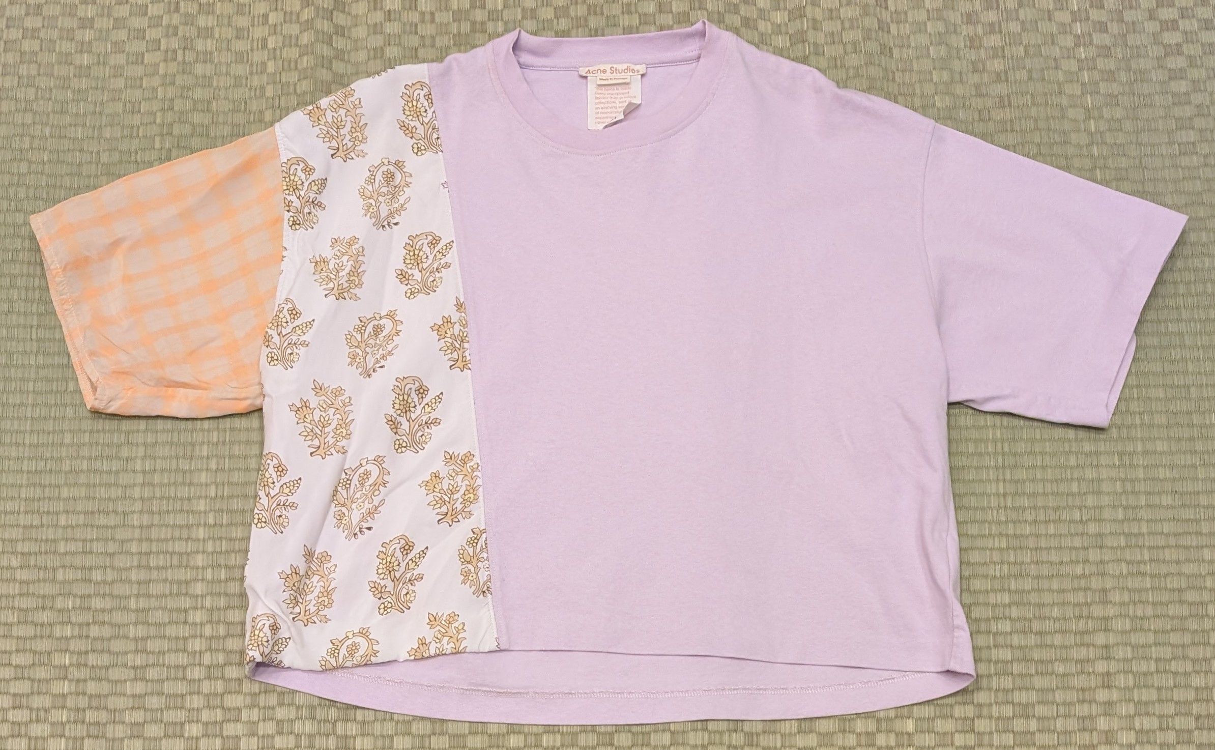 Acne Studios Acne Studios Upcycled Lyke Floral Upcycled Crepe T-shirt Size S / US 4 / IT 40 - 1 Thumbnail