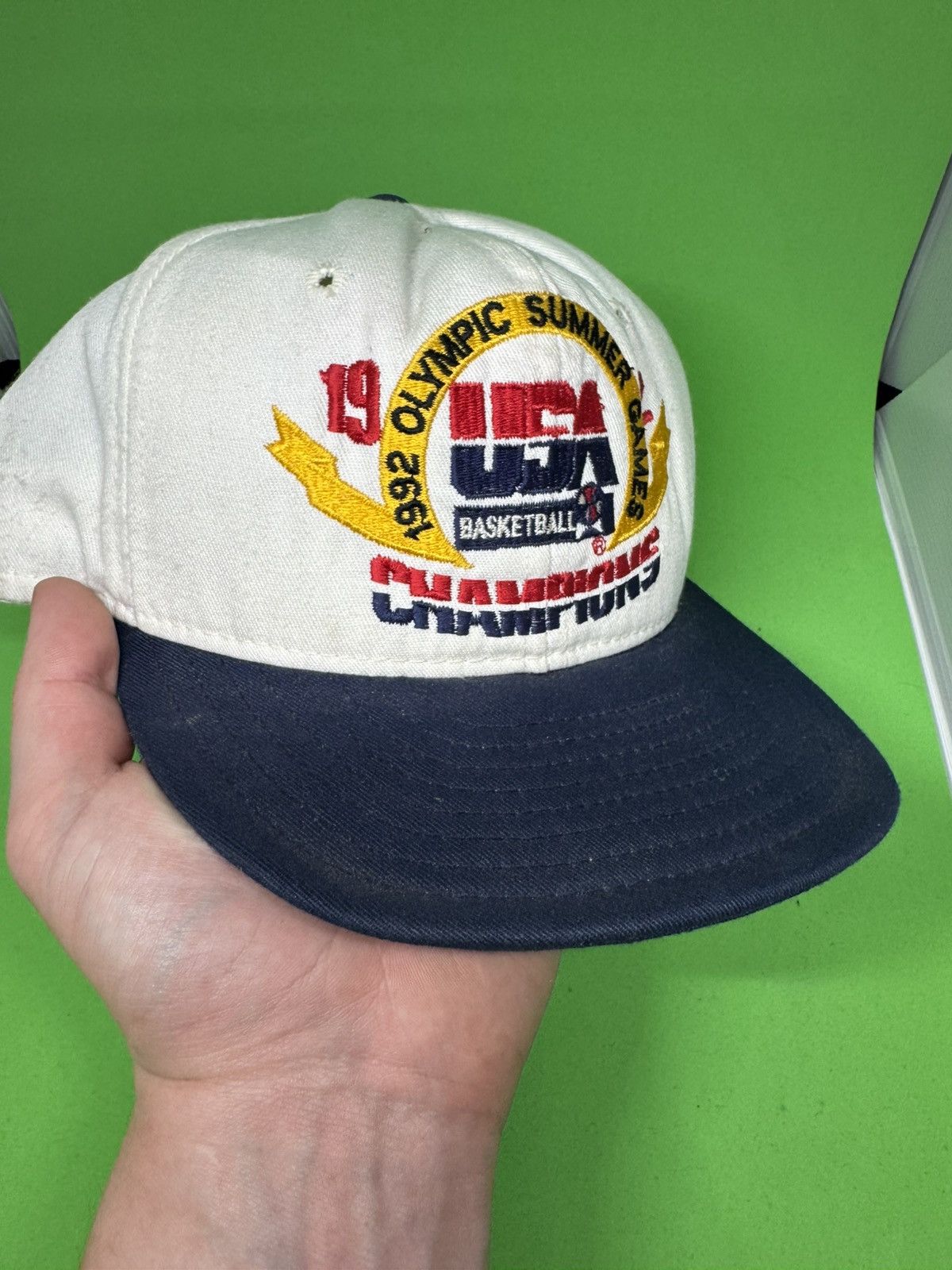 Vintage 1992 Summer Olympics USA Basketball Vintage Hat Snapback Size ONE SIZE - 3 Thumbnail
