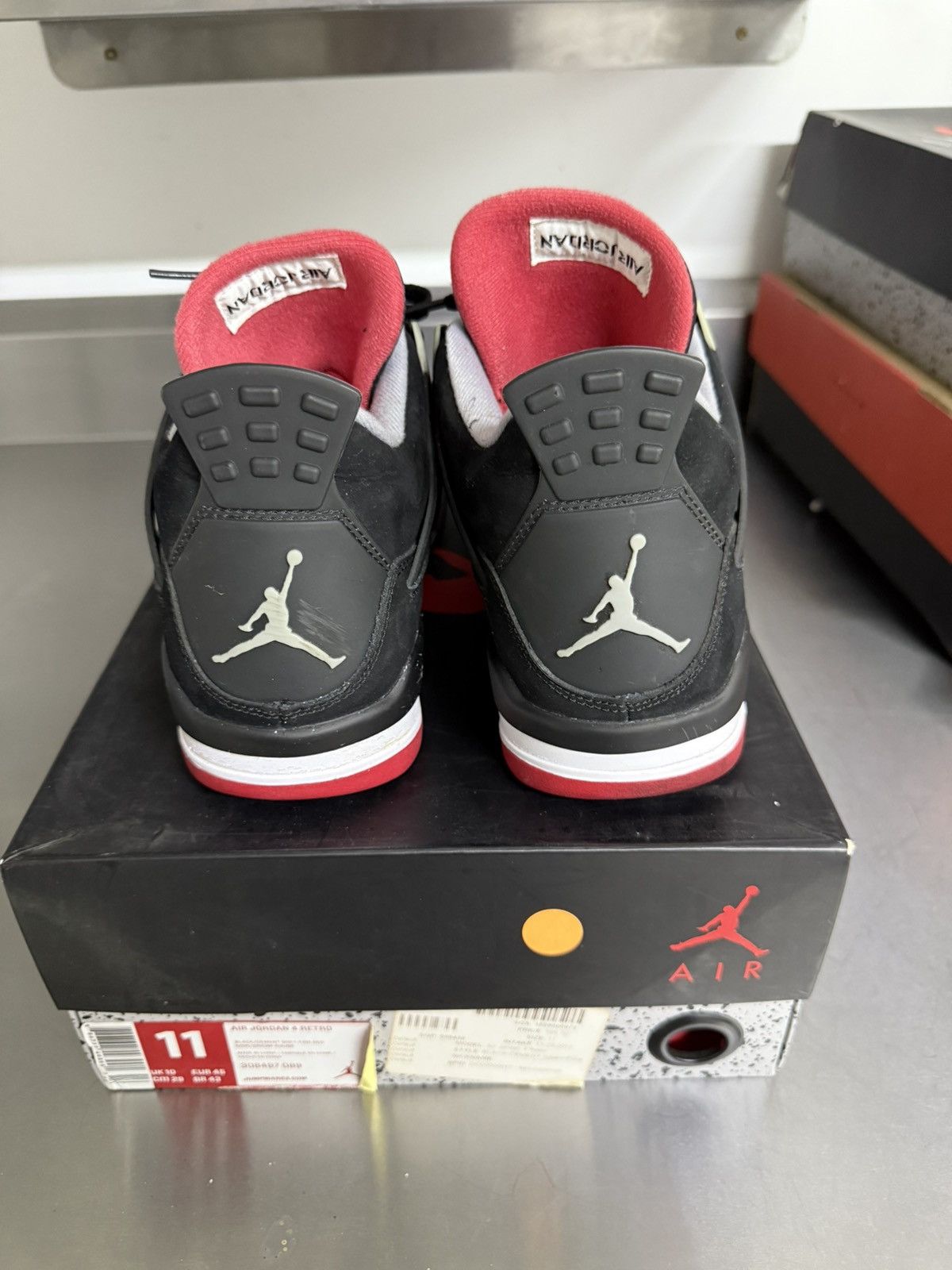 Jordan Brand Jordan 4 black cement Size US 11 / EU 44 - 5 Thumbnail