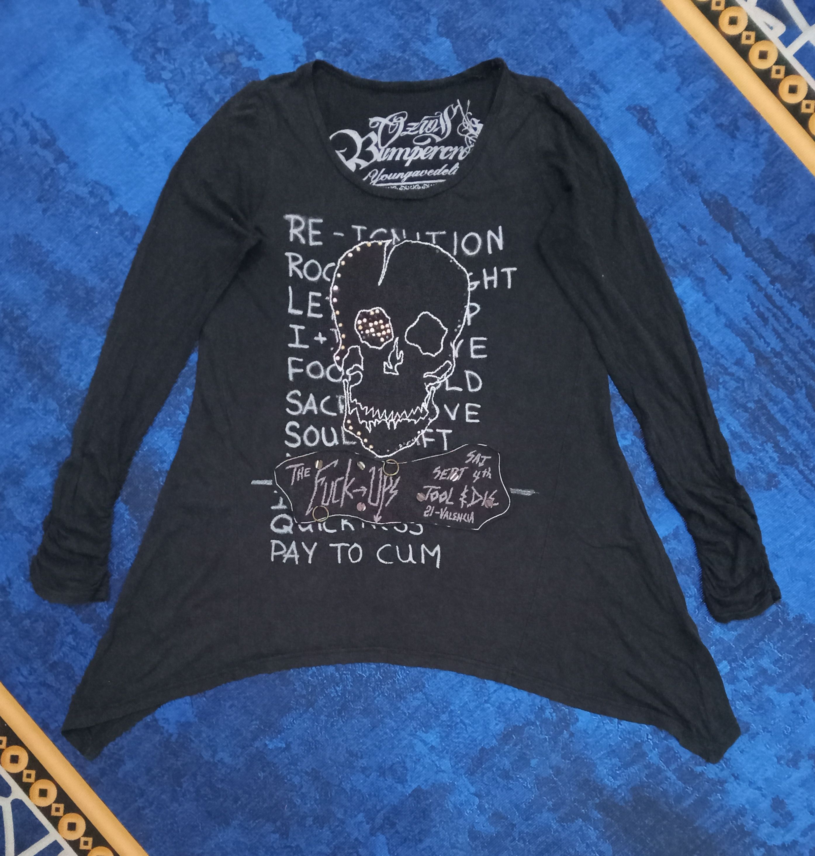Japanese Brand Triple R Skull Gothic Top Size L / US 10 / IT 46 - 1 Thumbnail
