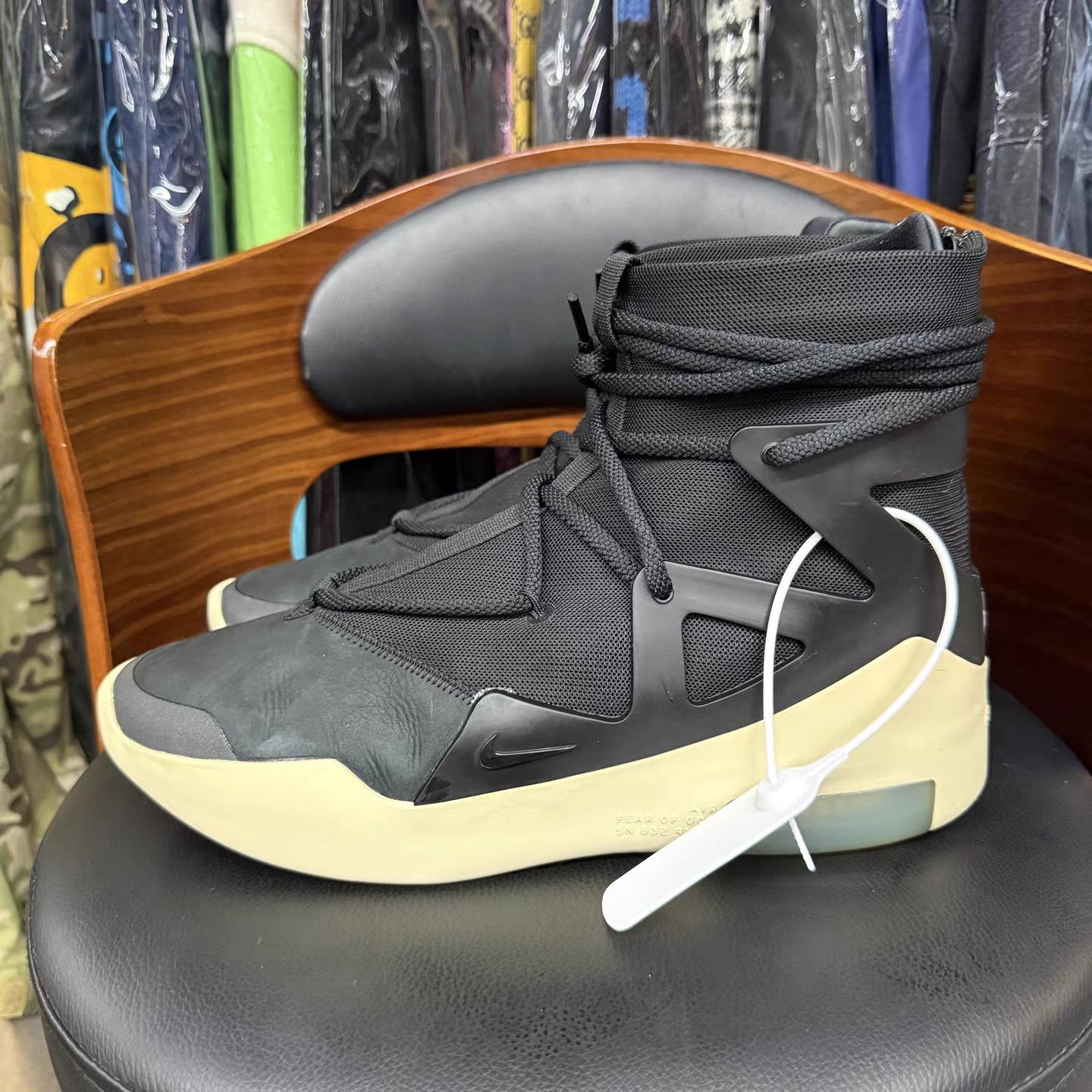 Nike Fear of God × Nike Air Skylon 2 Black White K15 Size US 10 / EU 43 - 6 Thumbnail