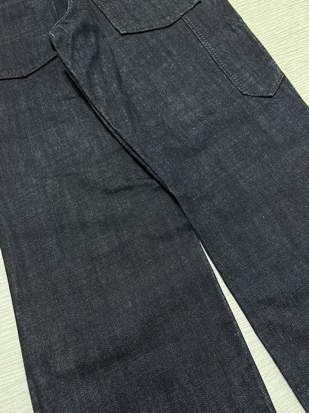 Number (N)ine Number (N)ine - AW02 - Stitch Detail Denim Carpenter Pants Size US 32 / EU 48 - 13 Thumbnail
