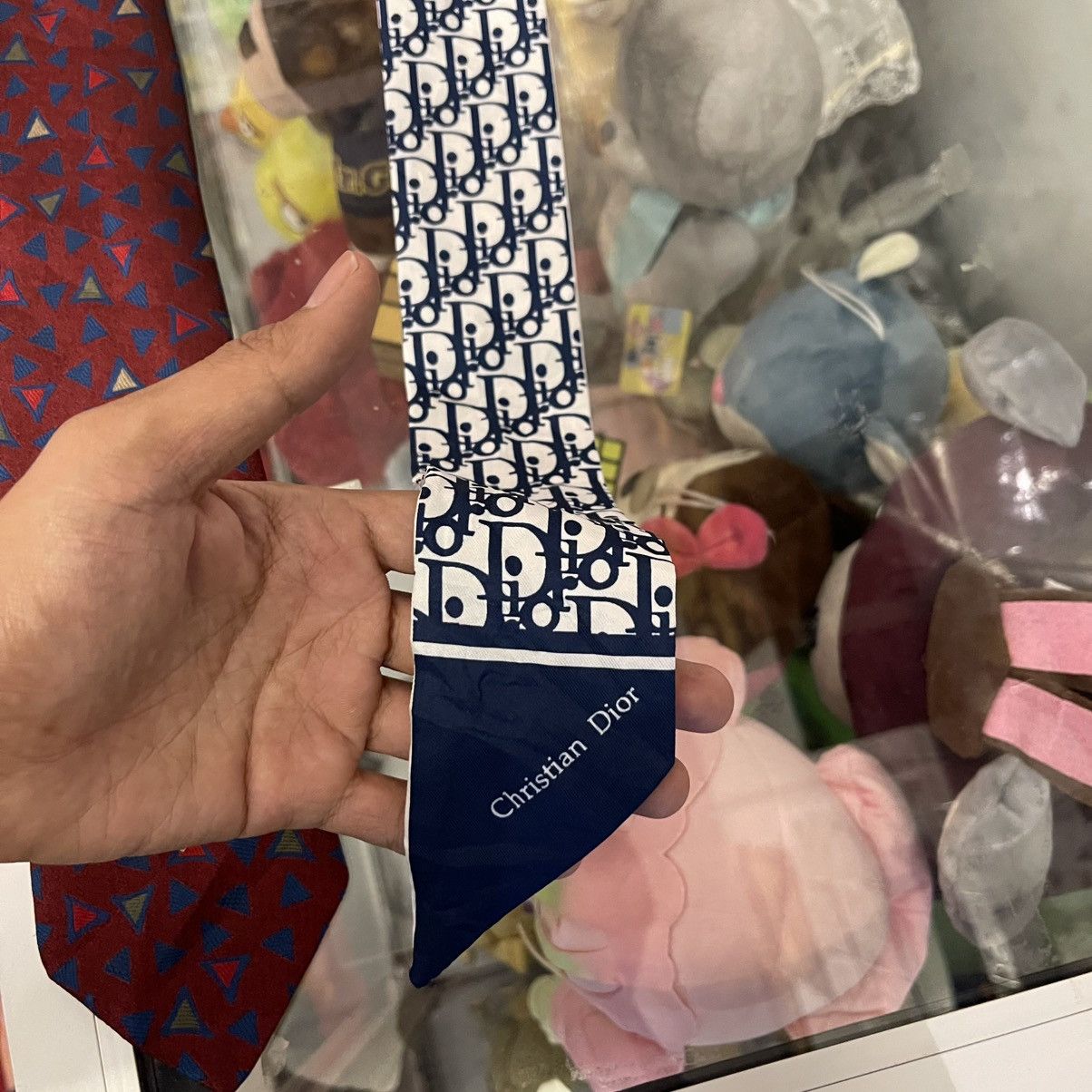 Christian Dior Monsieur Christian Dior Combo Tie Cristian Dior Twilly Free Gucci Size ONE SIZE - 12 Thumbnail