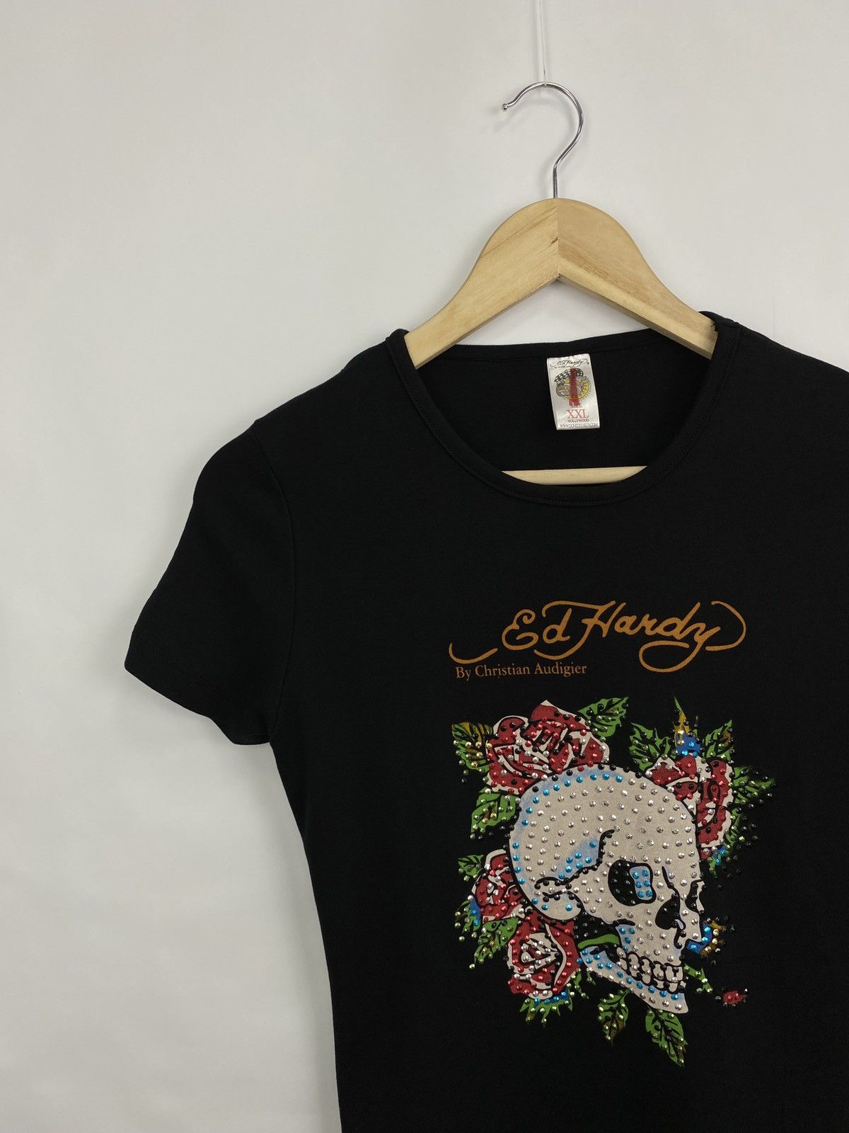 Ed Hardy 🇺🇸 Vintage Ed Hardy Christian Audigier Y2K T-Shirt Rare Size M / US 6-8 / IT 42-44 - 3 Thumbnail