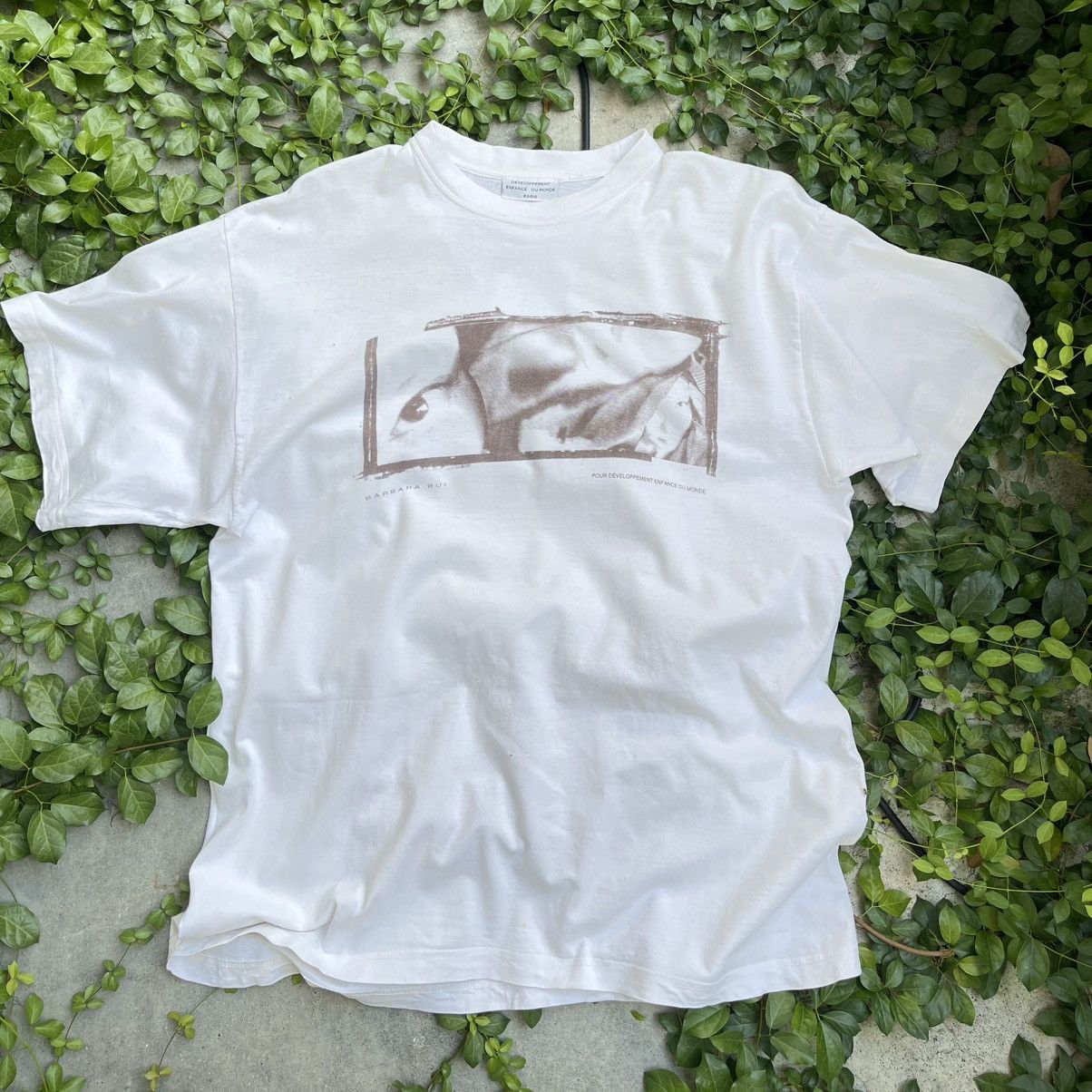 Designer Vintage BARBARA BUI POUR DÉVELOPPEMENT ENFANCE DU MONDE Tees Size US L / EU 52-54 / 3 - 1 Thumbnail
