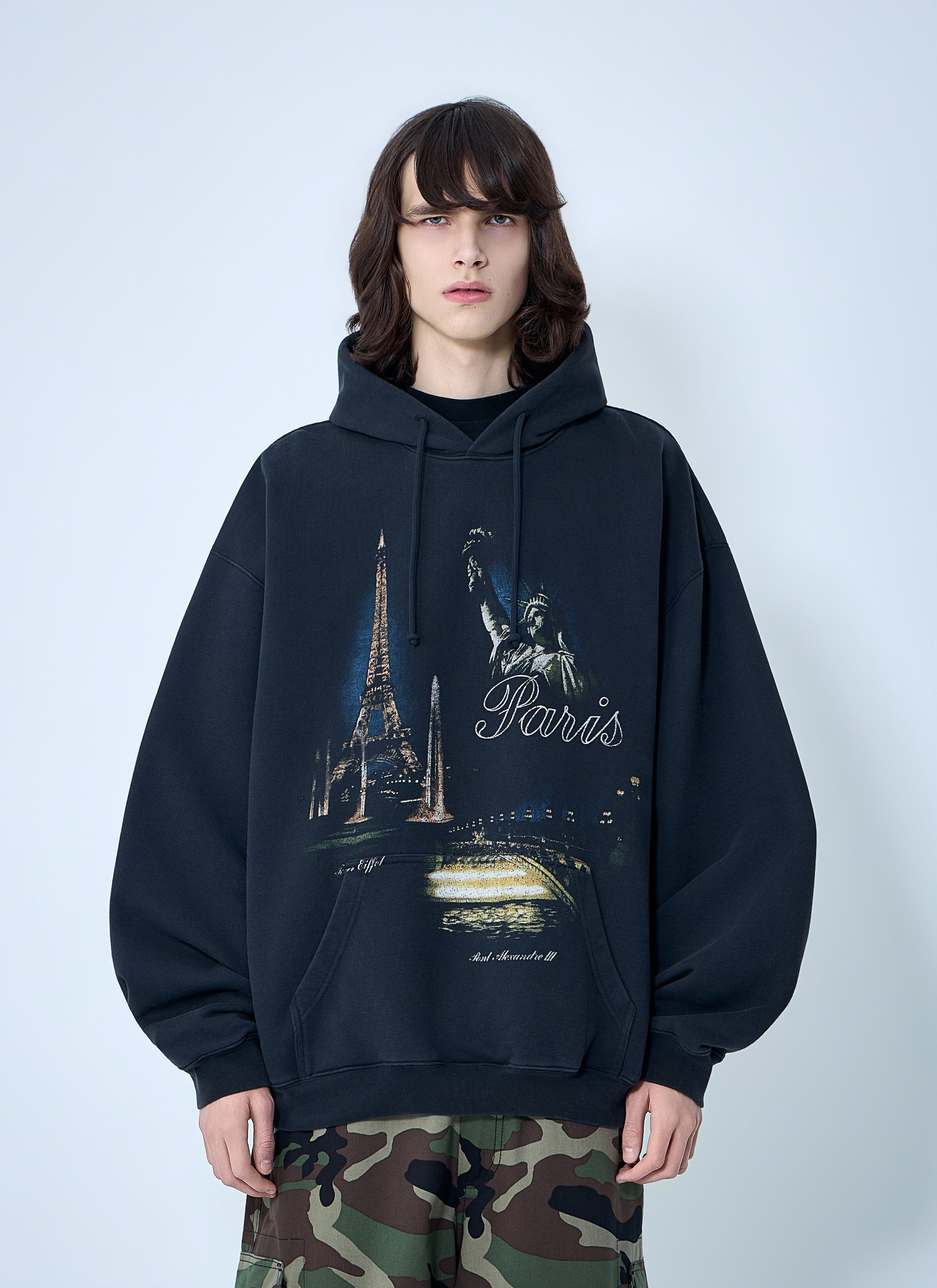 Vetements VETEMENTS Paris Tourist Zip Up Hoodie Size US XL / EU 56 / 4 - 1 Thumbnail