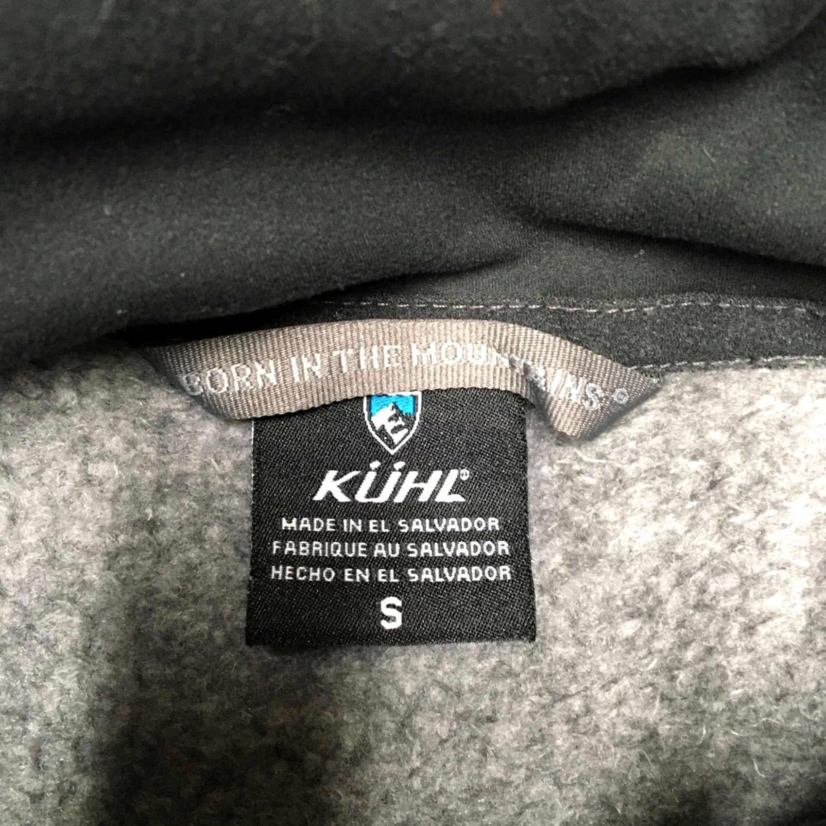 Logo 7 Kuhl Interceptr Jacket Mens S Gray Full Zip Fleece Stand Collar Logo Outer Shell Polyester Blend Pockets Zip Size US S / EU 44-46 / 1 - 6 Thumbnail