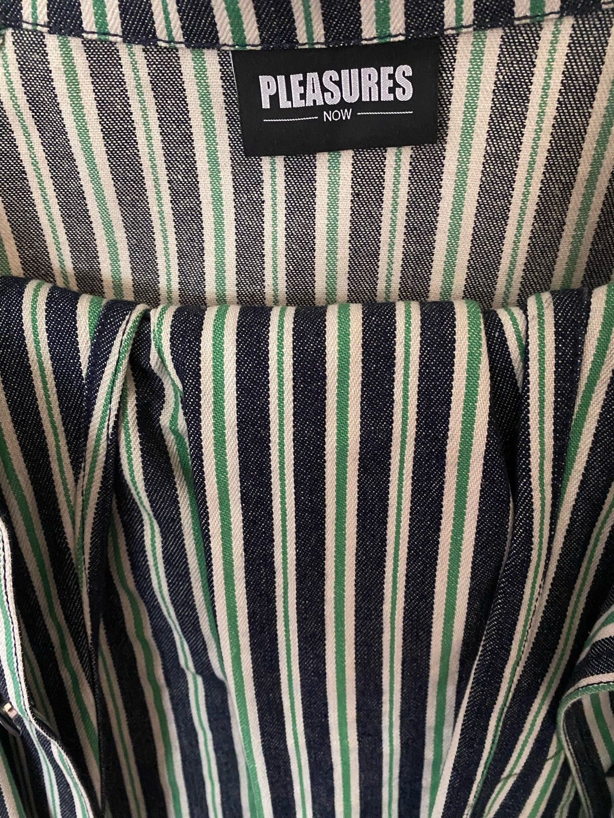 Pleasures Pleasures denim pinstripe set Size US L / EU 52-54 / 3 - 3 Thumbnail