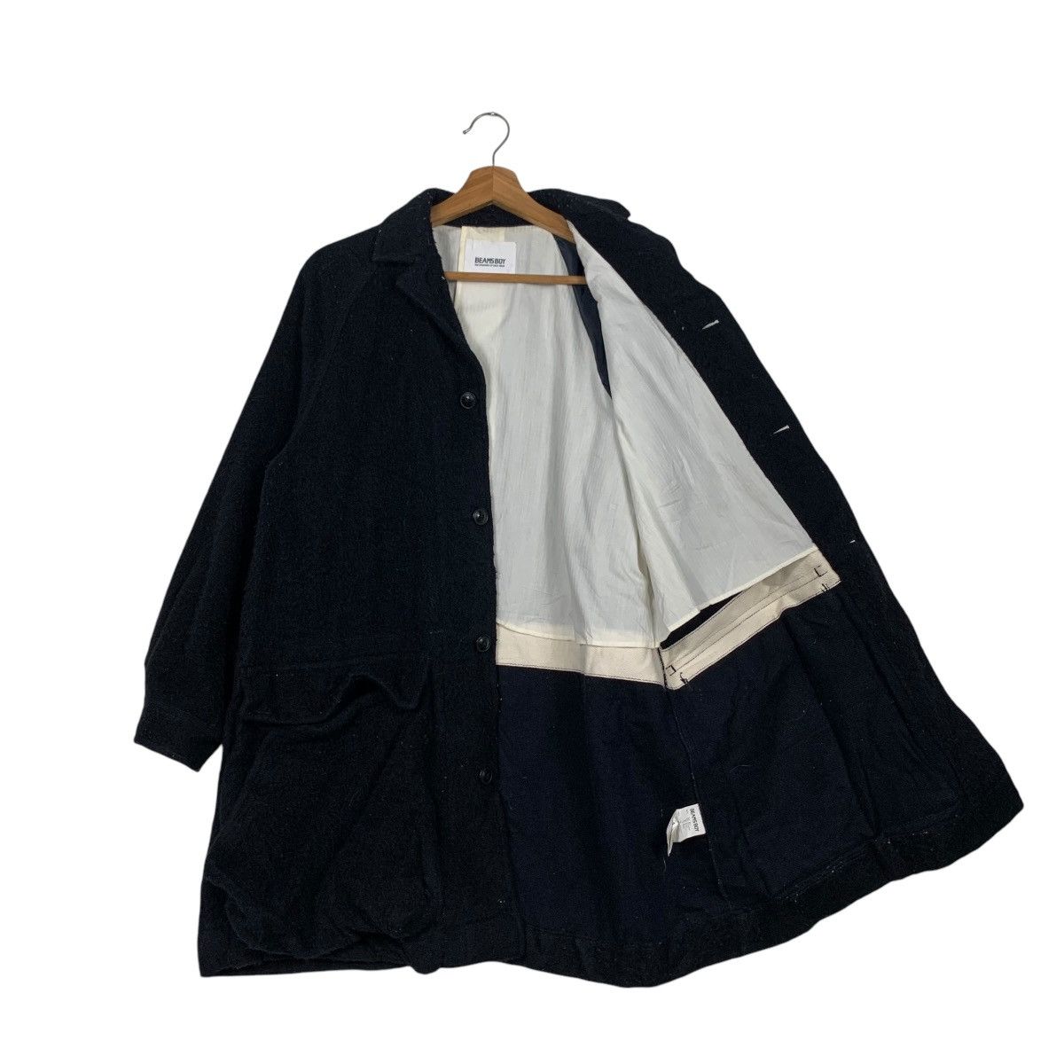 Beams Plus BEAMS BOY Wool Casual Coat Jacket #2309-C103 Size US M / EU 48-50 / 2 - 9 Thumbnail
