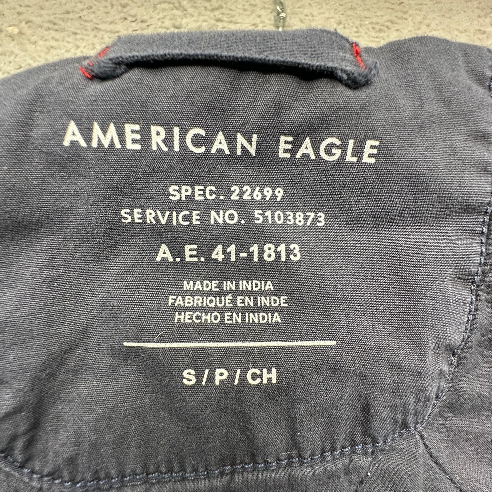 American Eagle Outfitters American Eagle Utility Insulated Work Jacket Small Navy Blue Size US S / EU 44-46 / 1 - 3 Thumbnail