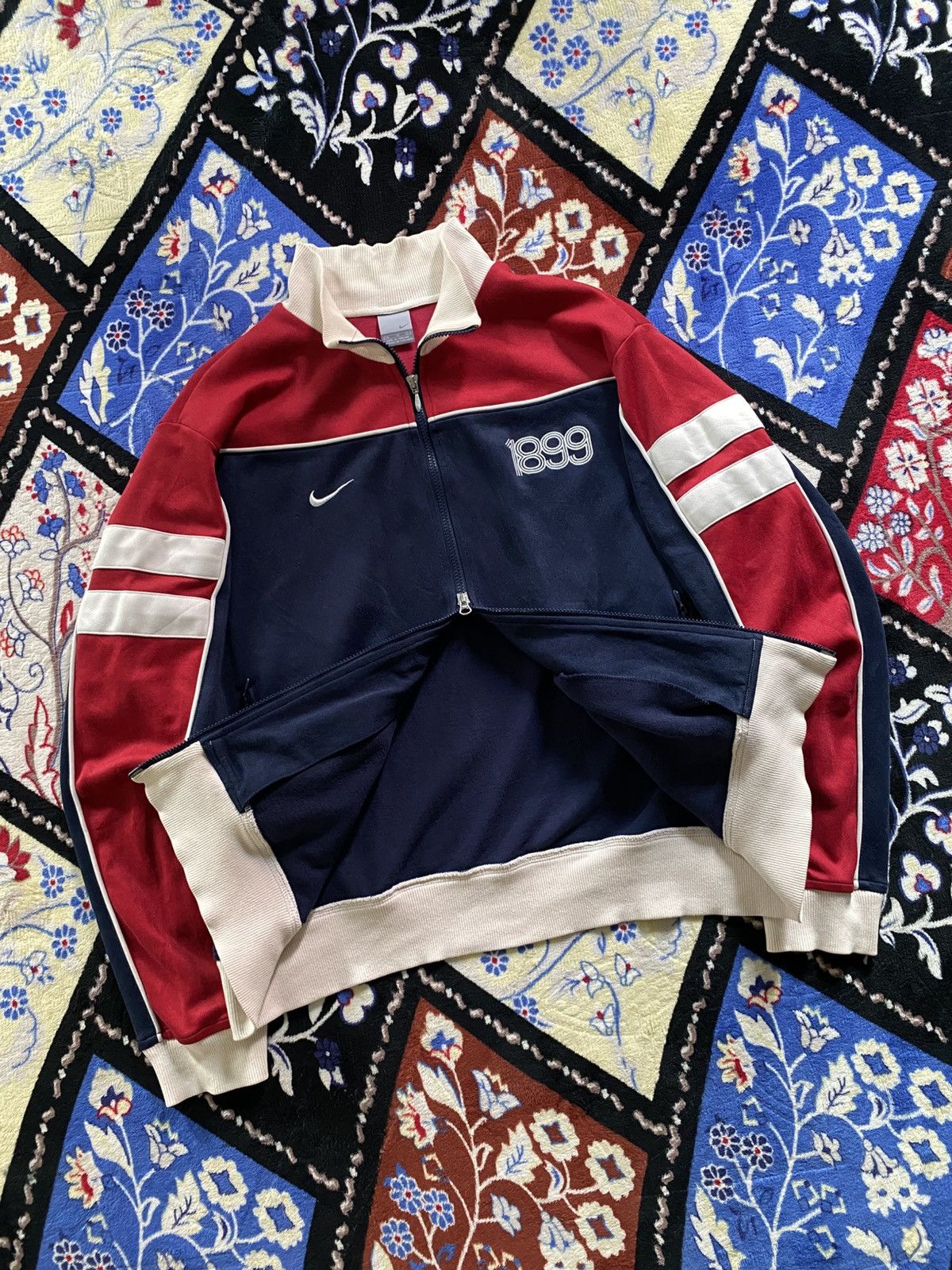 Nike Y2K Nike Fc Barcelona Track Jacket Size US XL / EU 56 / 4 - 4 Thumbnail