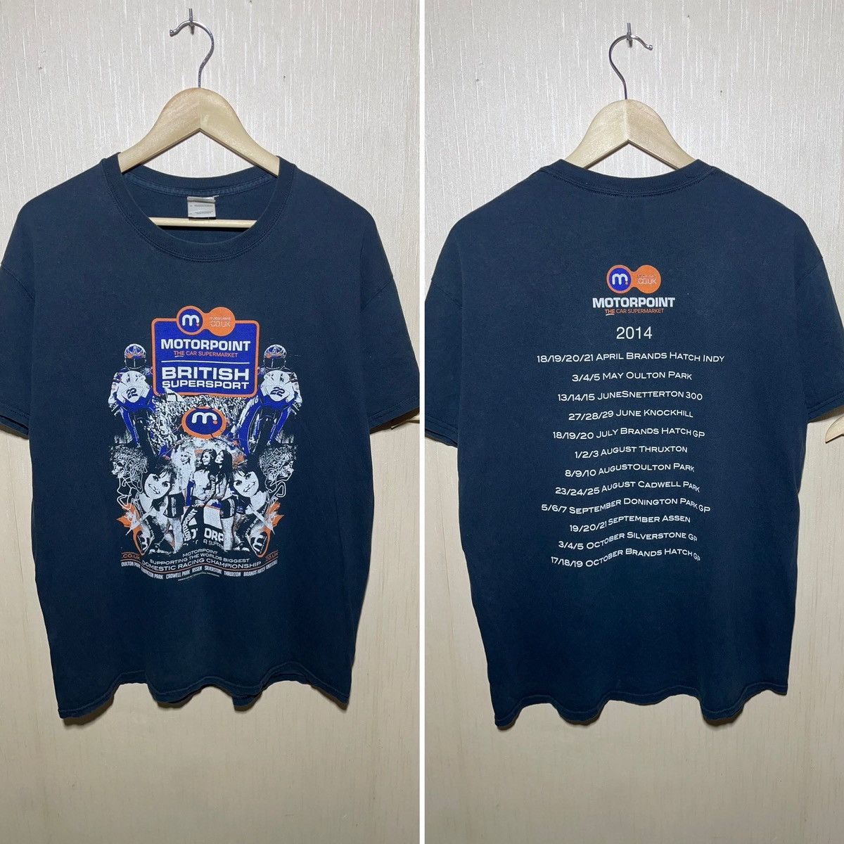 Vintage British Superbike racing vintage T shirt Size US L / EU 52-54 / 3 - 1 Thumbnail