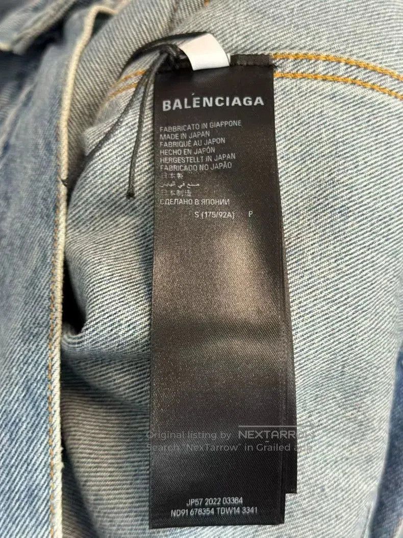 Balenciaga Balenciaga Fluorescent Green Denim Jacket. Size US S / EU 44-46 / 1 - 4 Thumbnail