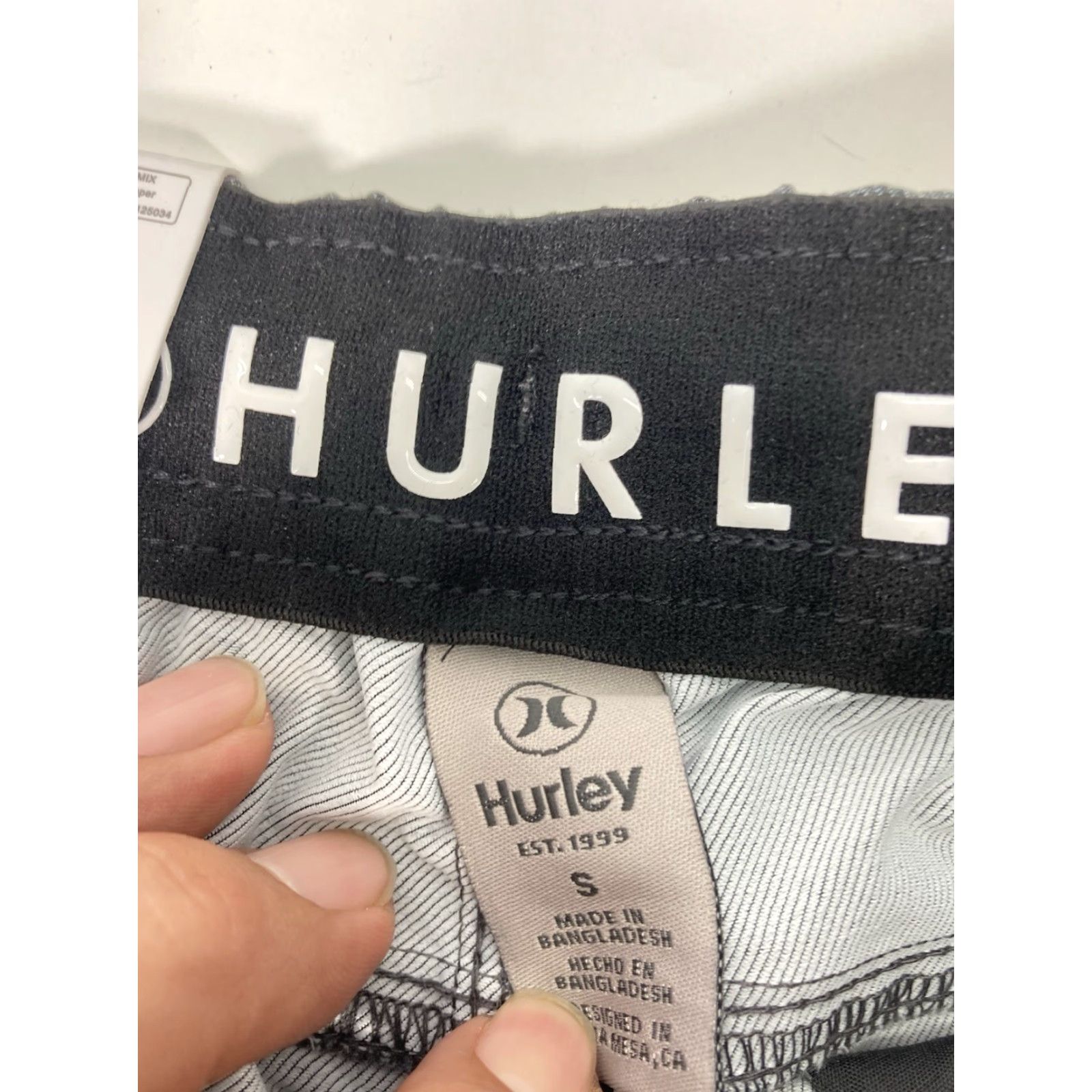 Hurley Hurley Pacer Jogger Pants Gray 30X32 Elastic Waist Drawstring NWT Adults Mens Small Regular Twill Stretch Size US 29 - 6 Thumbnail