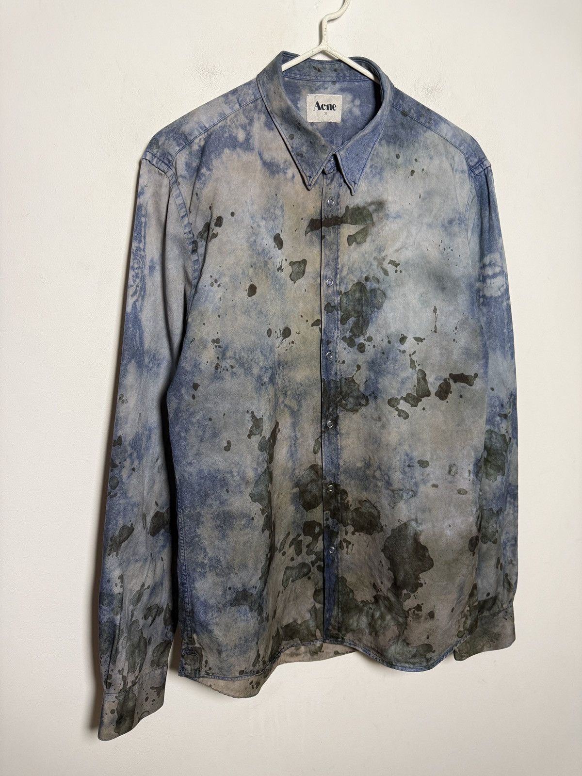 Acne Studios Acne Studios Trashed Western Shirt Size US L / EU 52-54 / 3 - 6 Thumbnail