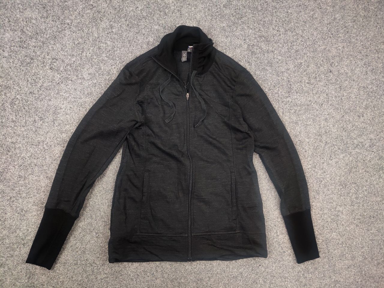 Ibex Ibex Merino wool thermal Pullover Jacket Full Zip Black USA Size S / US 4 / IT 40 - 2 Thumbnail