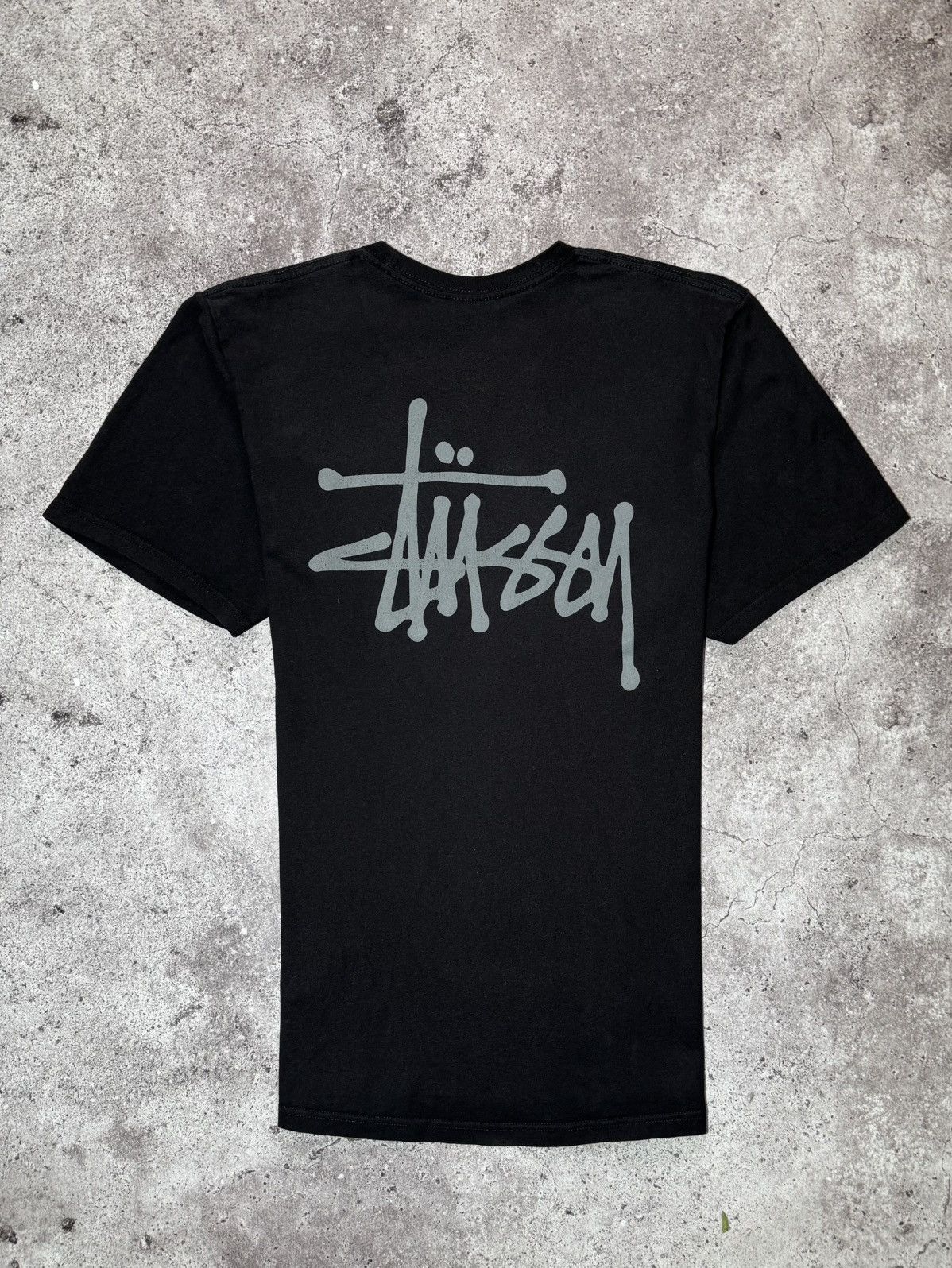 Stussy Stussy Vintage Streetwear Big Logo Black T-Shirt y2k Size US M / EU 48-50 / 2 - 1 Thumbnail