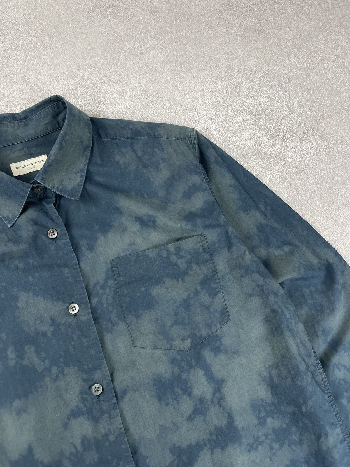 Dries Van Noten Dries Van Noten Custom Tie Dye Dress Long Sleeve Shirt Size S / US 4 / IT 40 - 7 Thumbnail