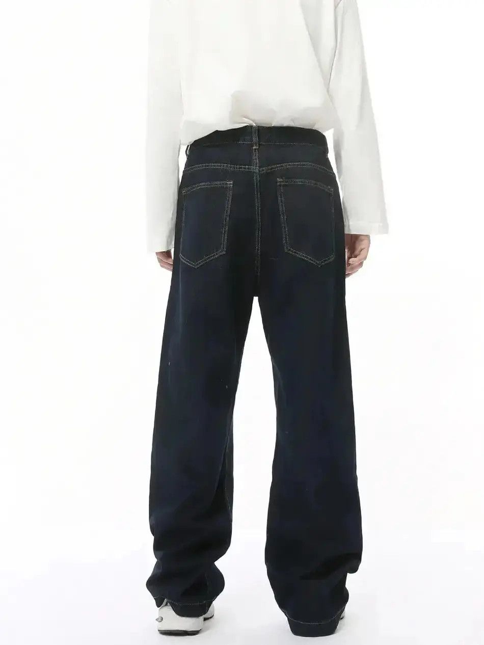Japanese Brand Retro loose casual high street jeans Size US 32 / EU 48 - 2 Thumbnail
