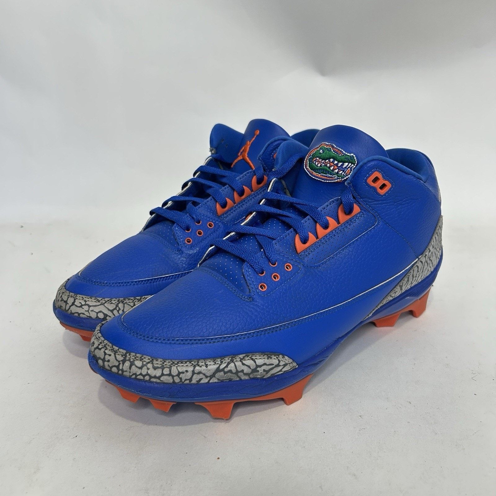 Jordan Brand Nike Jordan 3 Retro PE Force Savage Cleats “Florida Gator” Size US 14 / EU 47 - 3 Thumbnail
