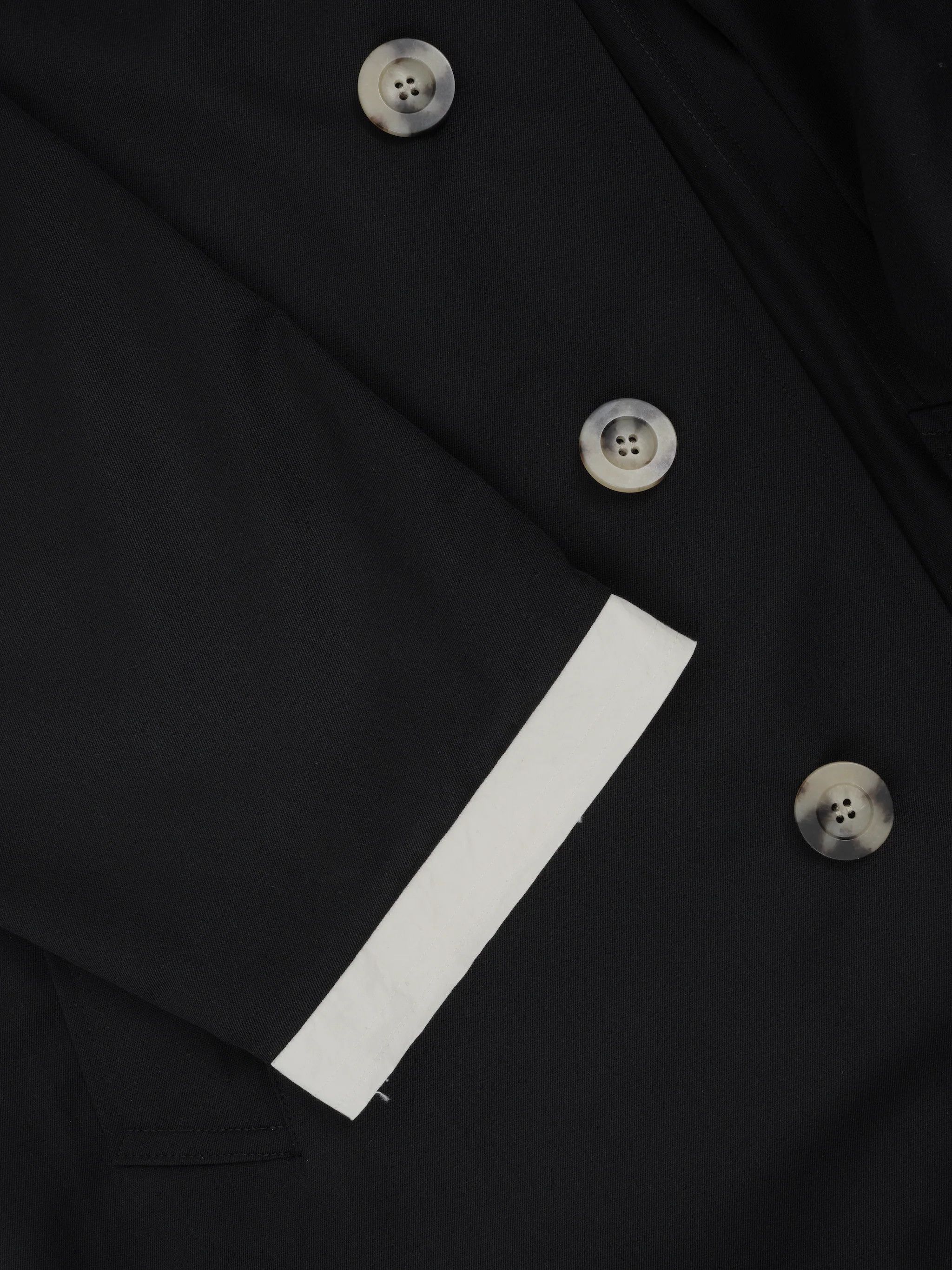 Vuja De 💚 Vuja De THE “LIEN” VIRGIN WOOL COAT IN MATTE BLACK Size US S / EU 44-46 / 1 - 7 Thumbnail