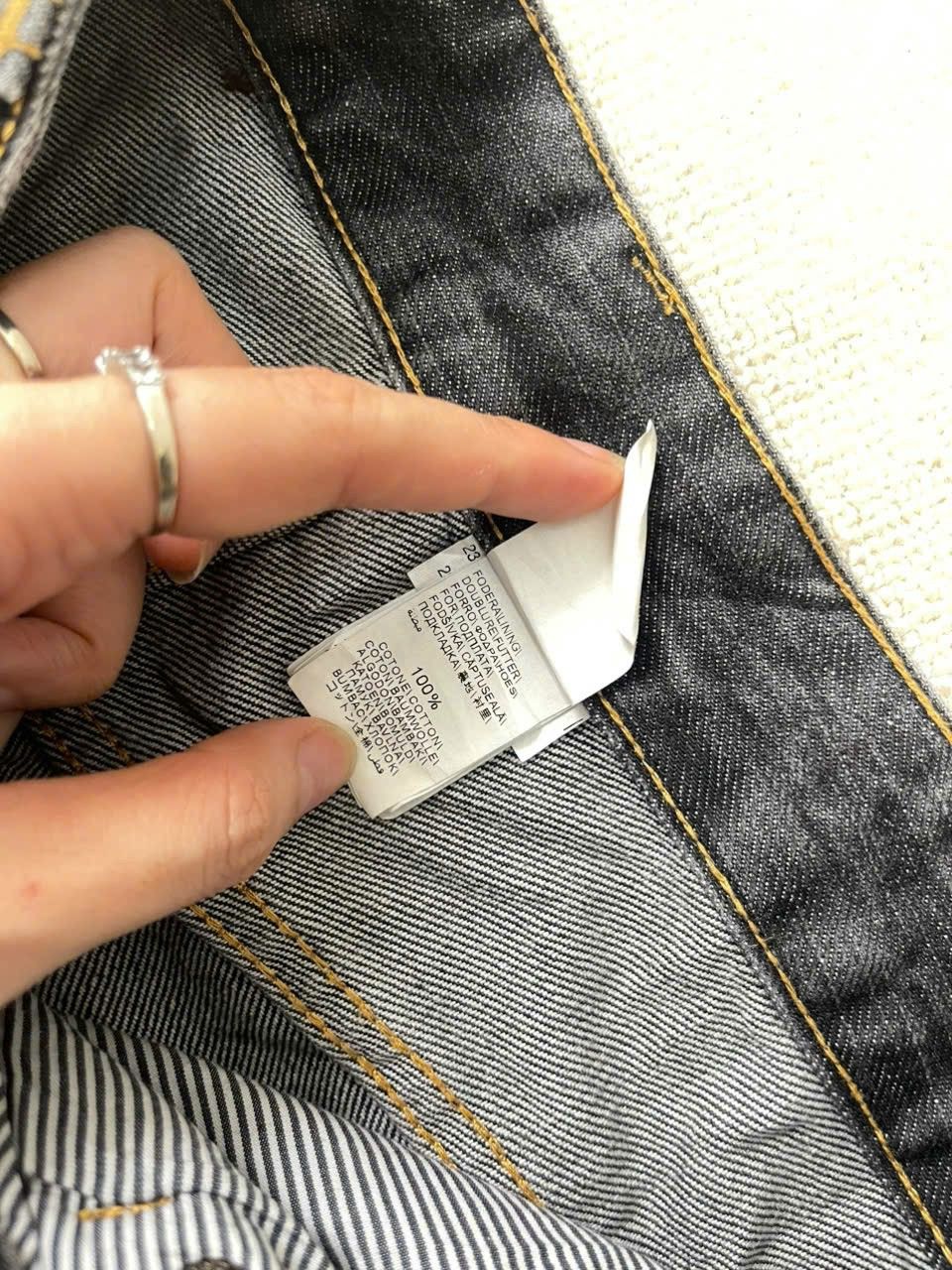 Brunello Cucinelli Brunello Cucinelli black wash wideleg jeans Size 26" / US 2 / IT 38 - 11 Thumbnail