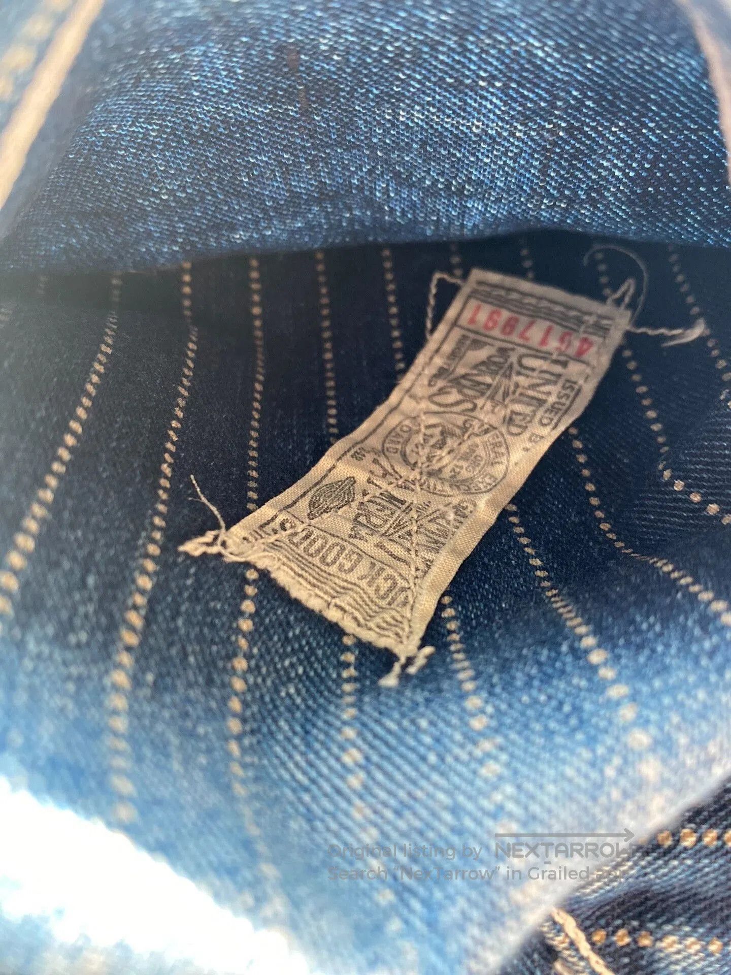 Freewheelers longshoreman bootleggers denim pants for men. Size US 30 / EU 46 - 7 Thumbnail