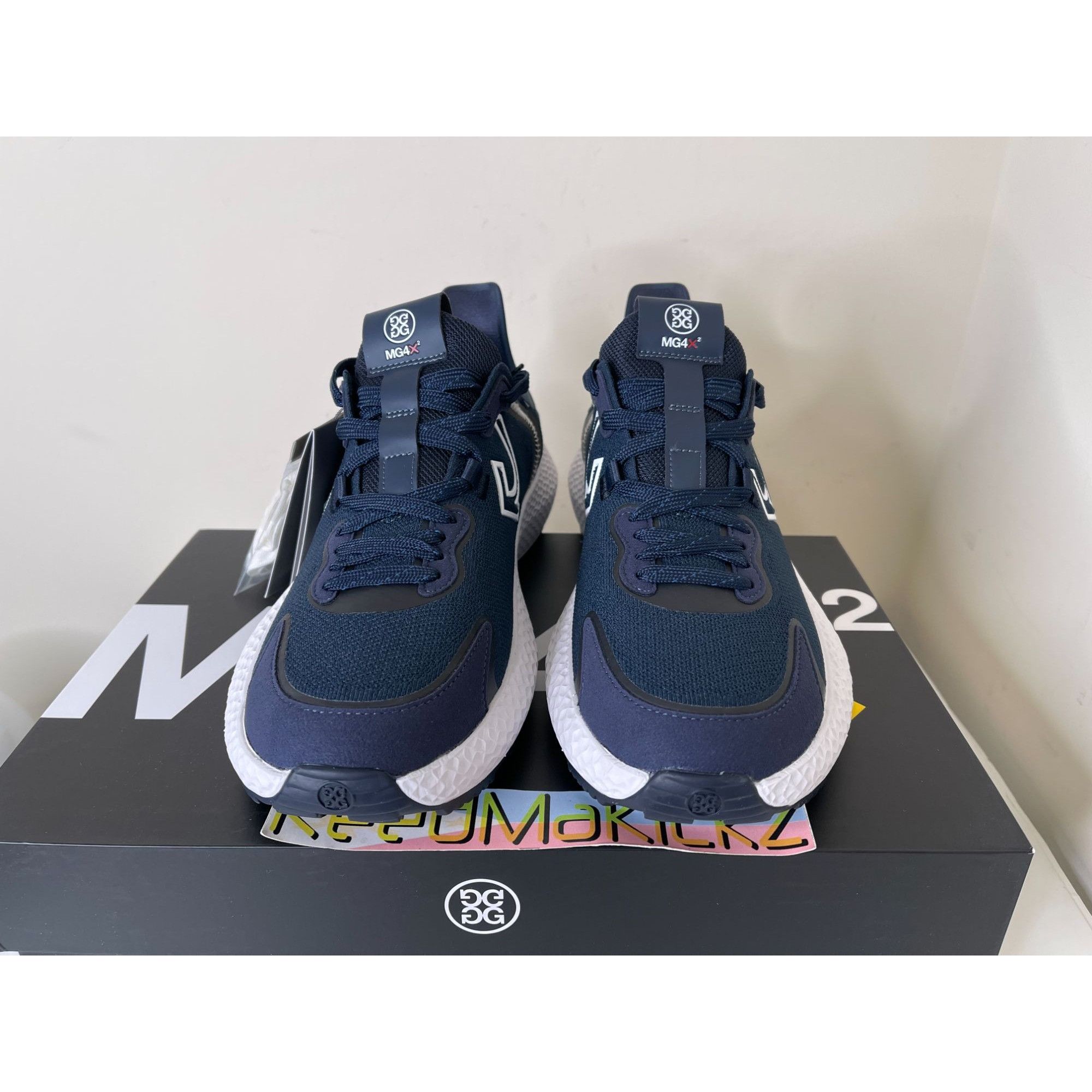 G/FORE G/FORE MG4X2 KNIT CROSS TRAINER GOLF SHOES NAVY MENS 9.5US Size US 9.5 / EU 42-43 - 2 Thumbnail