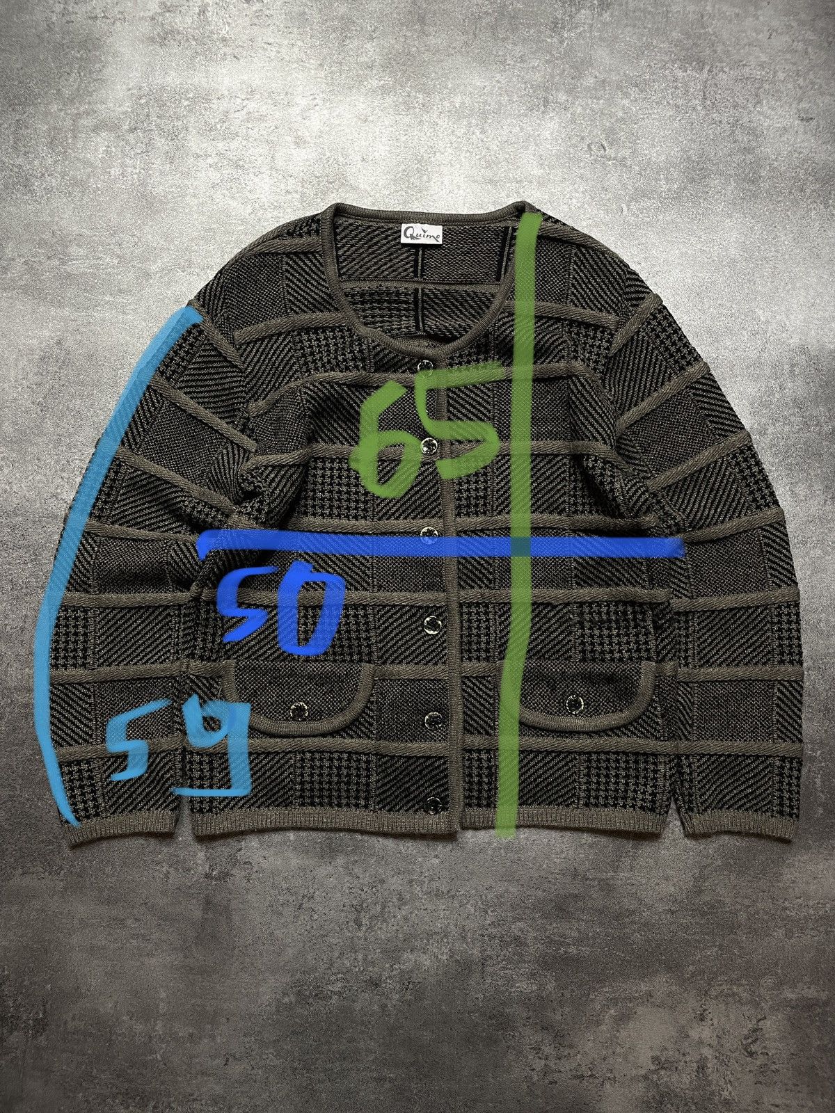 Coogi 🔥RARE🔥Vintage 90s Wool Coogi Cardigan Thick Cozy Knitwear Size M / US 6-8 / IT 42-44 - 7 Thumbnail